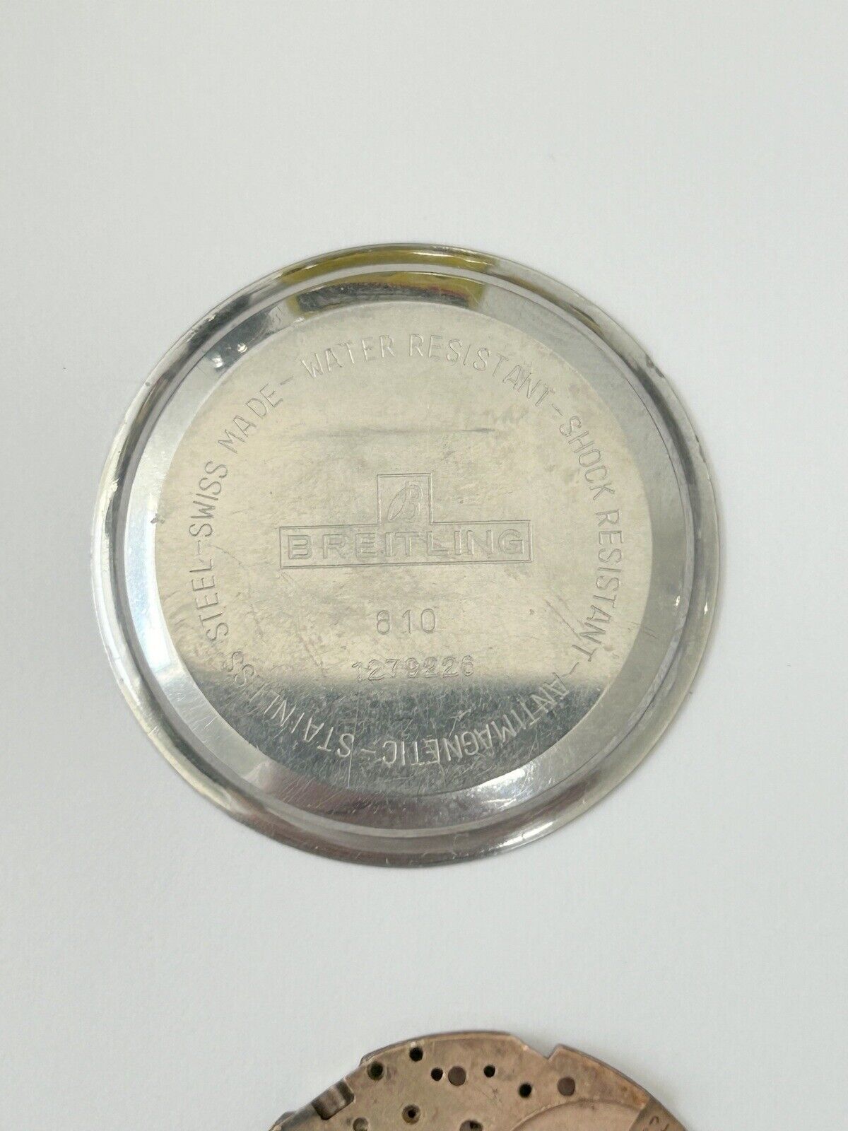 Breitling Top Time 810 Mk II Venus Cal 178 Chronograph Watch Movement Parts Dial - Used Watch Parts