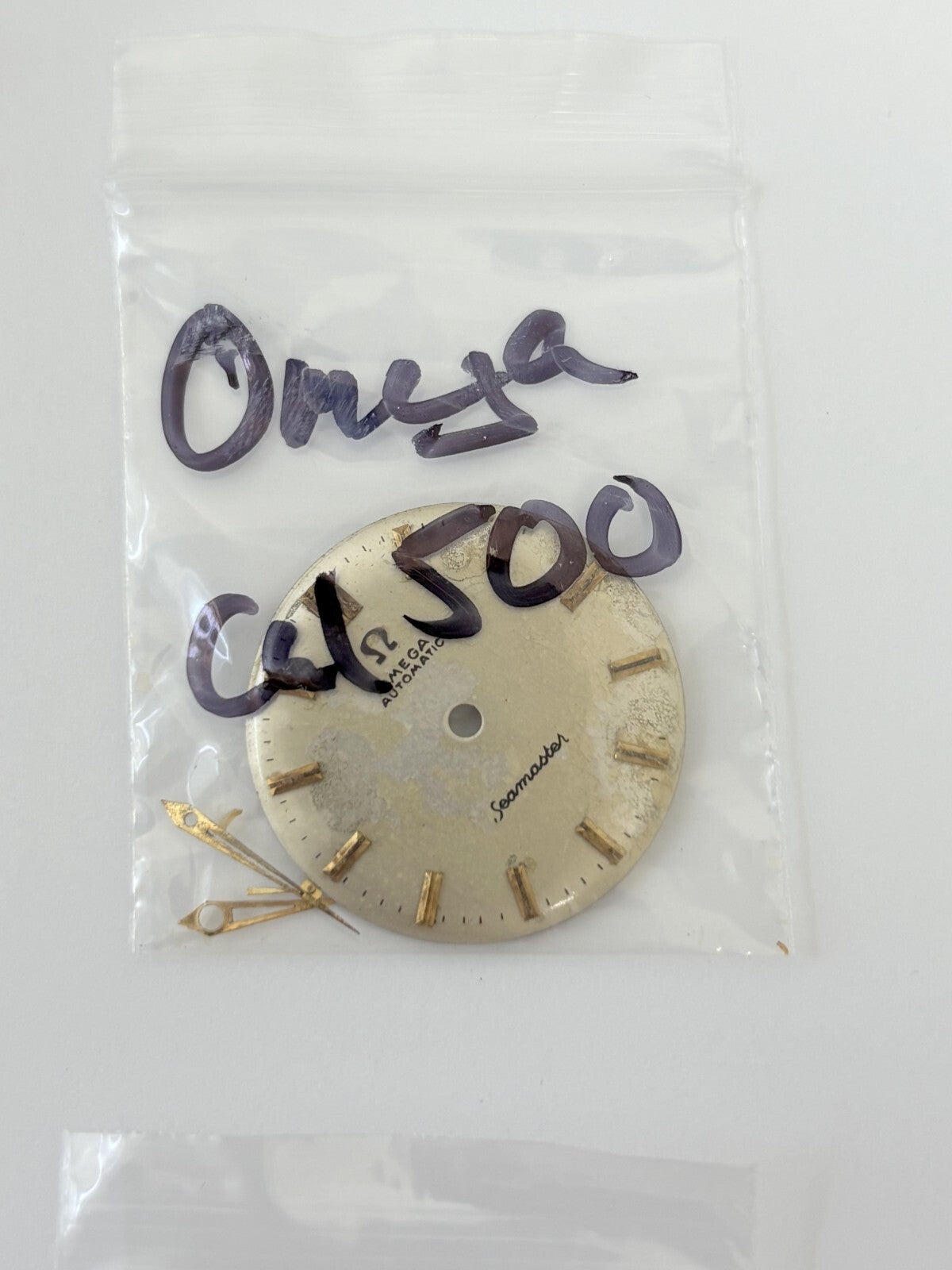 OMEGA Dials Hands Case Disc Stem Rolex A296 hands Gruen Ocean Chief Dial 565 550