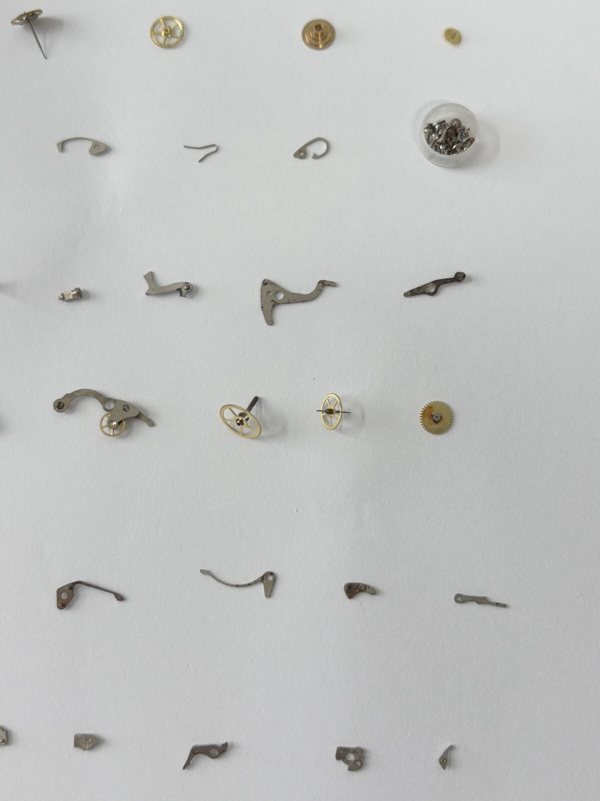 Lemania Cal 873 Watch Movement Parts Dial Case Back Hands Omega 861 Tissot 1873