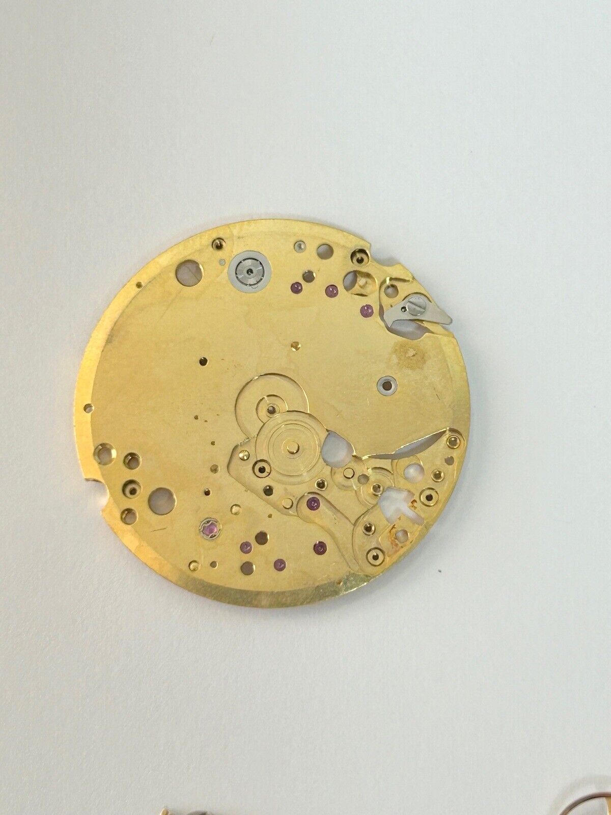 Universal Geneve Cal 2-66 Polerouter Part Movement Balance Fork Wheel Watch 67 2 - Used Watch Parts