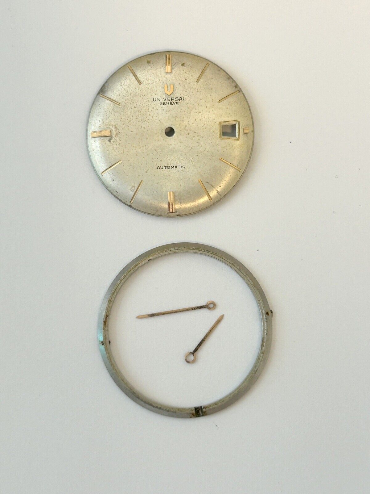 Ladies Concord ETA 956.112 Universal Geneve Polerouter Dial Omega Cal 560 parts - Used Watch Parts