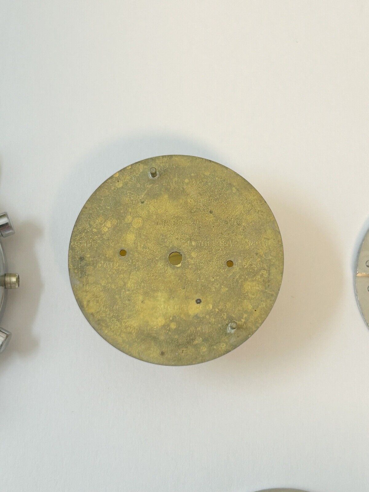 Vulcain 37mm chronograph Valjoux Cal 7733 Watch Movement Parts 7734 7736 3 - Used Watch Parts