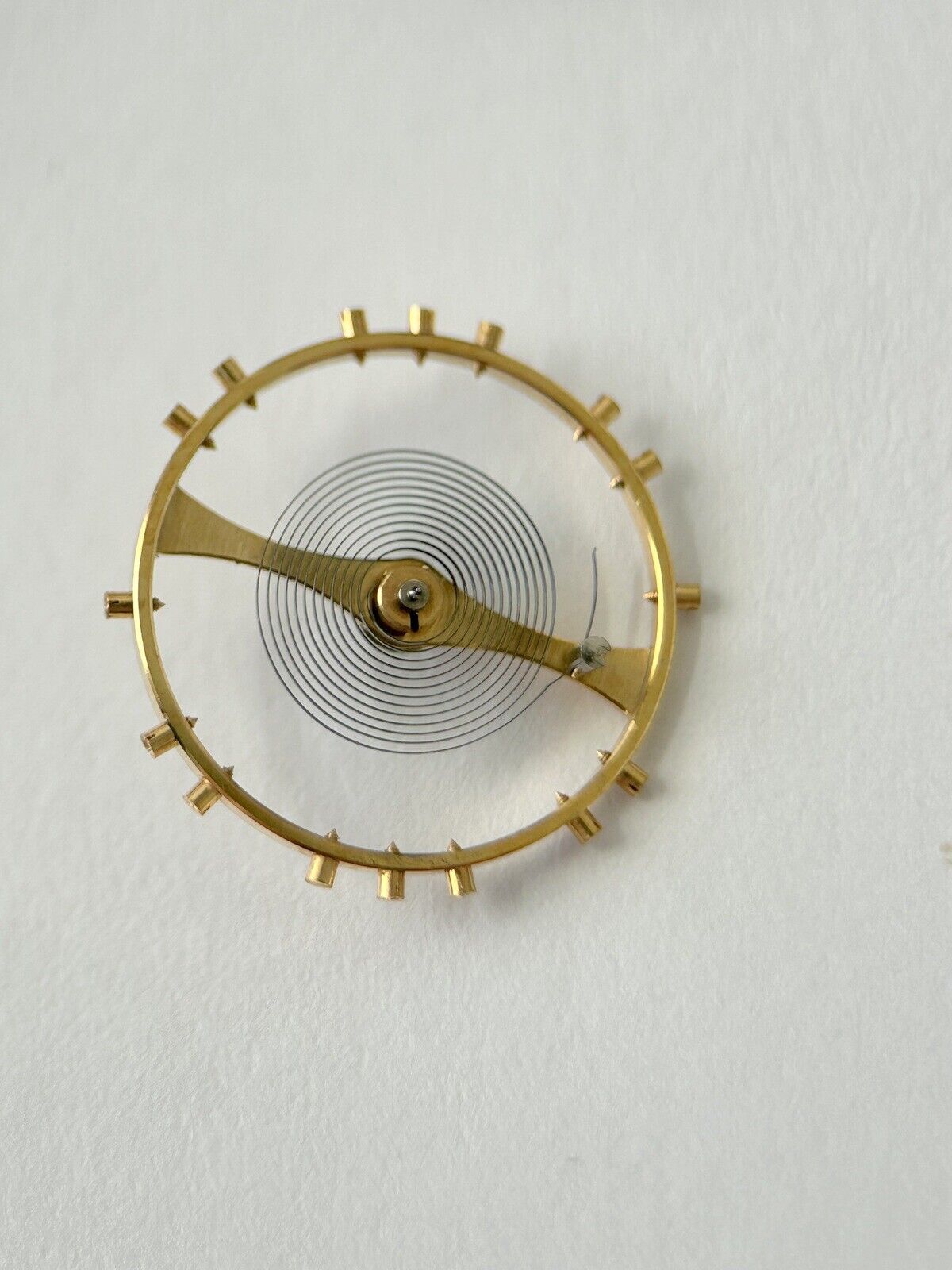 Venus Cal 175 Movement Part Balance Wheel Spring Barrel Bridge Wakmann Breitling - Used Watch Parts
