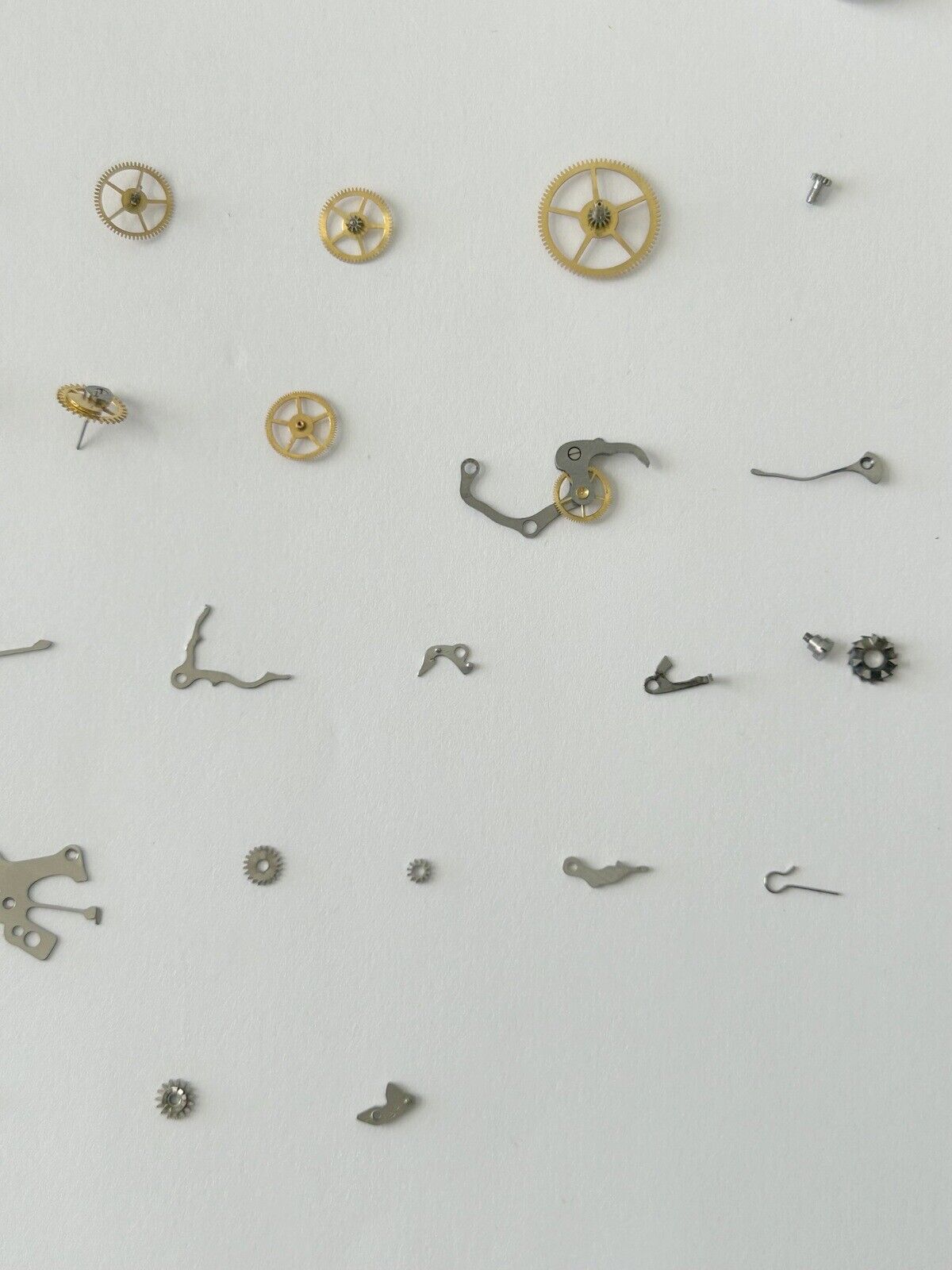Venus Cal 175 Movement Part Balance Wheel Spring Barrel Bridge Wakmann Breitling - Used Watch Parts