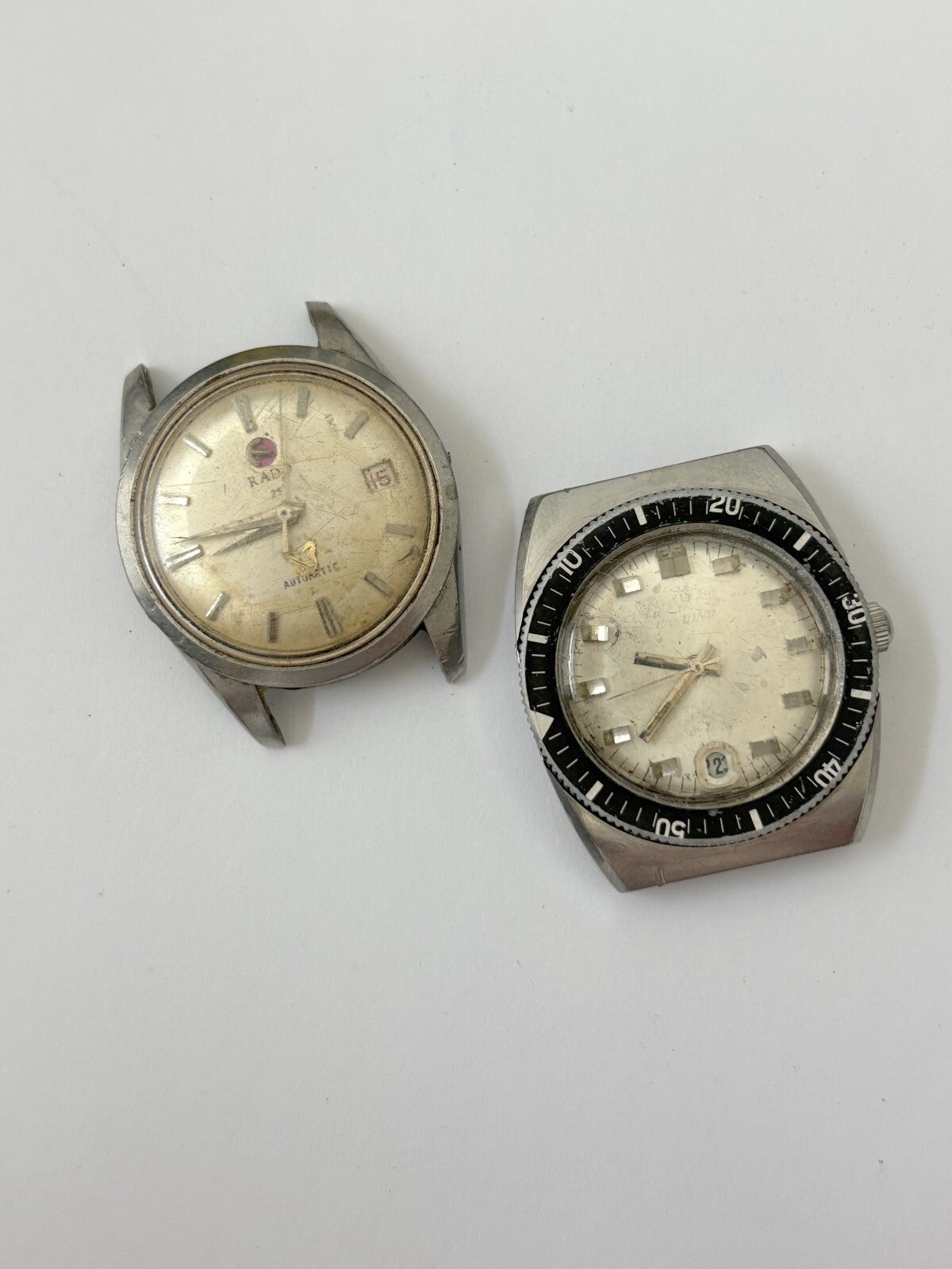 lot of watches rado and diver not working parts/repair