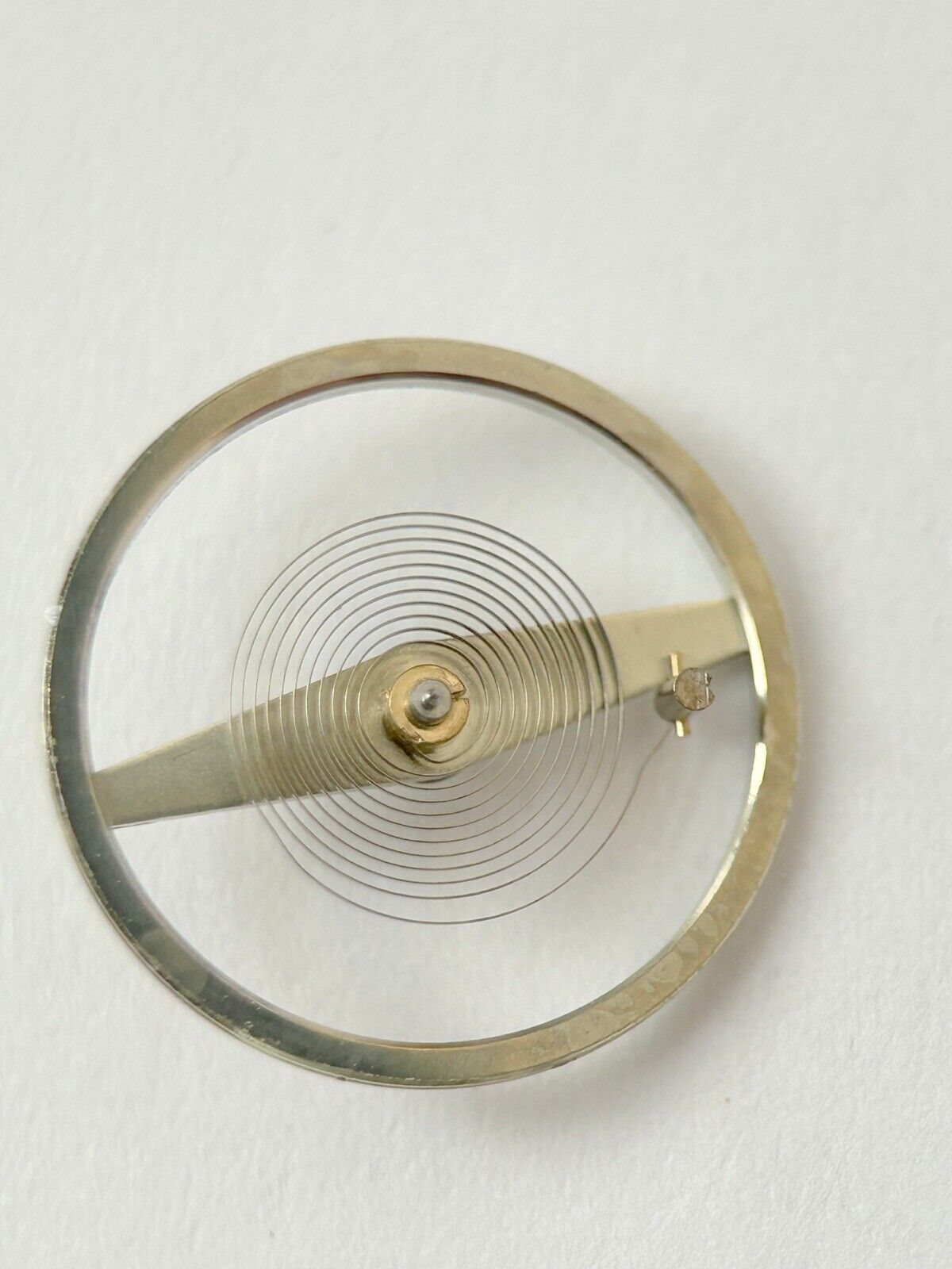 Venus Cal 188 Movement Part Balance Wheel Spring Barrel Bridge Wakmann Breitling - Used Watch Parts