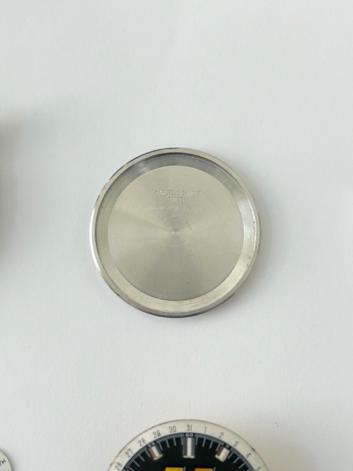 Wakmann Chronograph 71.1309.70 Part Case Pusher Dial Hand Sub Second Valjoux 730 - Used Watch Parts