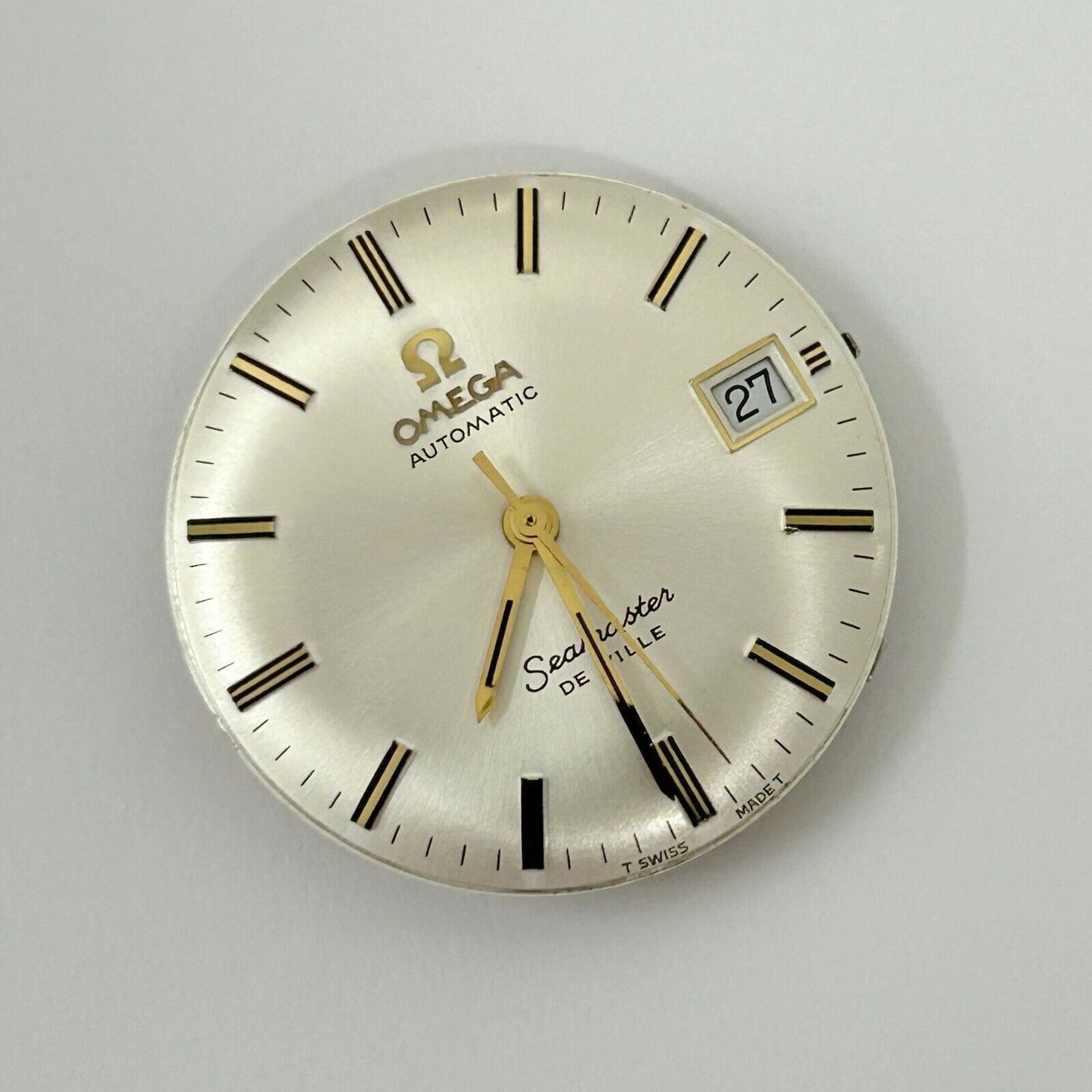 Omega Cal 563 Watch Parts Movement Calendar Disk Fork Wheels Springs Bridge 3 - Used Watch Parts