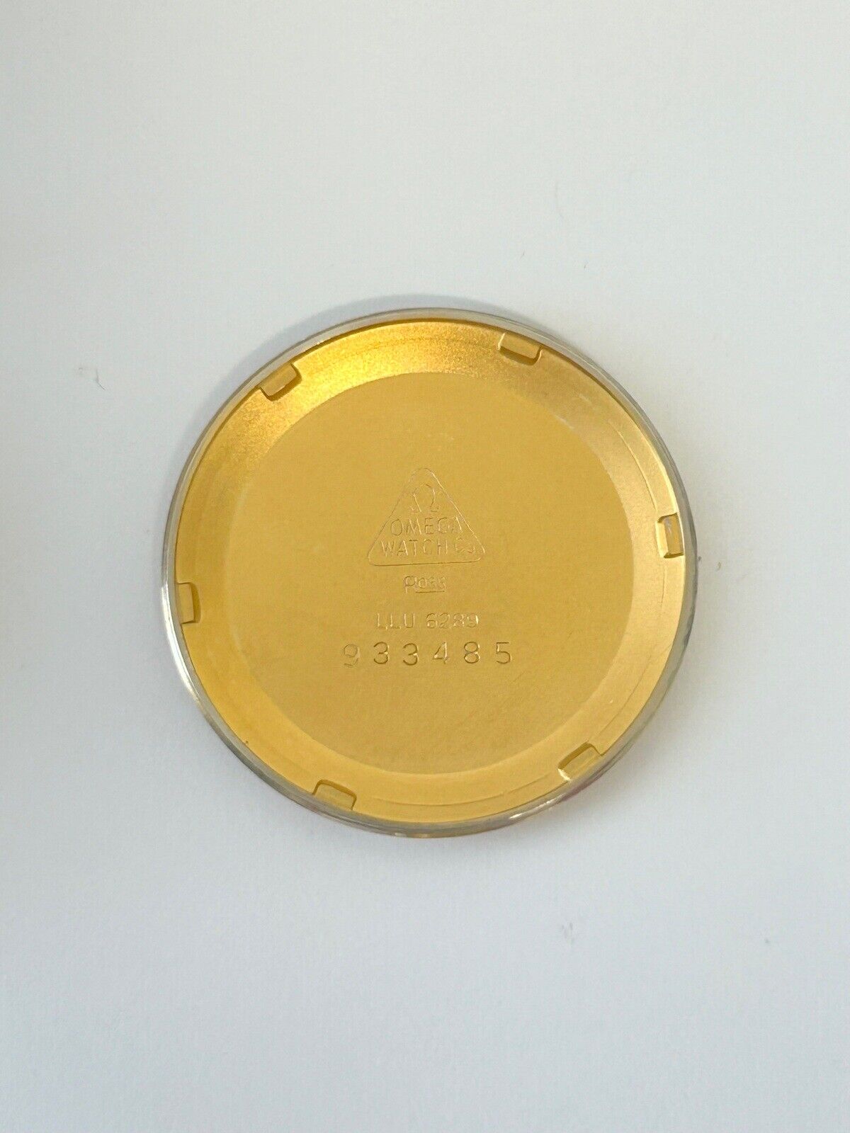 Omega Cal 550 Watch Movement Parts Crystal Buckle Crown Case Back LLU-6289 3 - Used Watch Parts