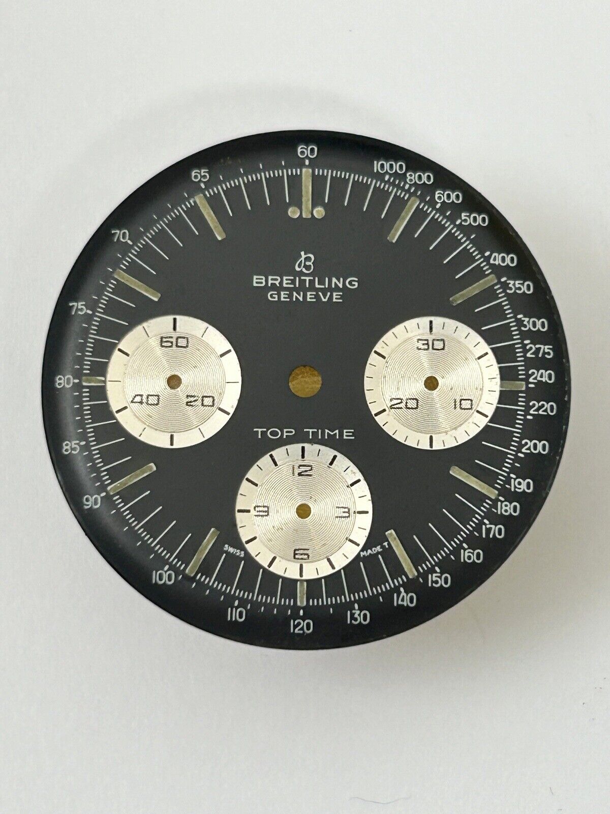 Breitling Top Time 810 Mk II Venus Cal 178 Chronograph Watch Movement Parts Dial - Used Watch Parts