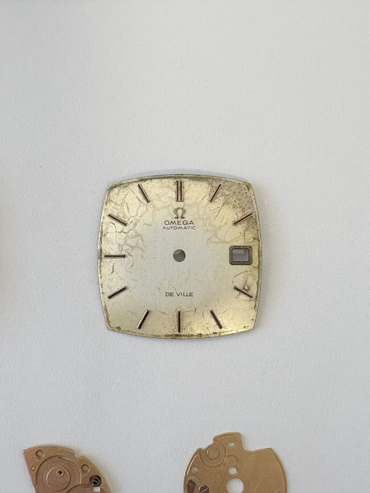 Omega Cal 565 Watch Movement Parts Balance Fork Wheel Spring Bridge Escapement 4