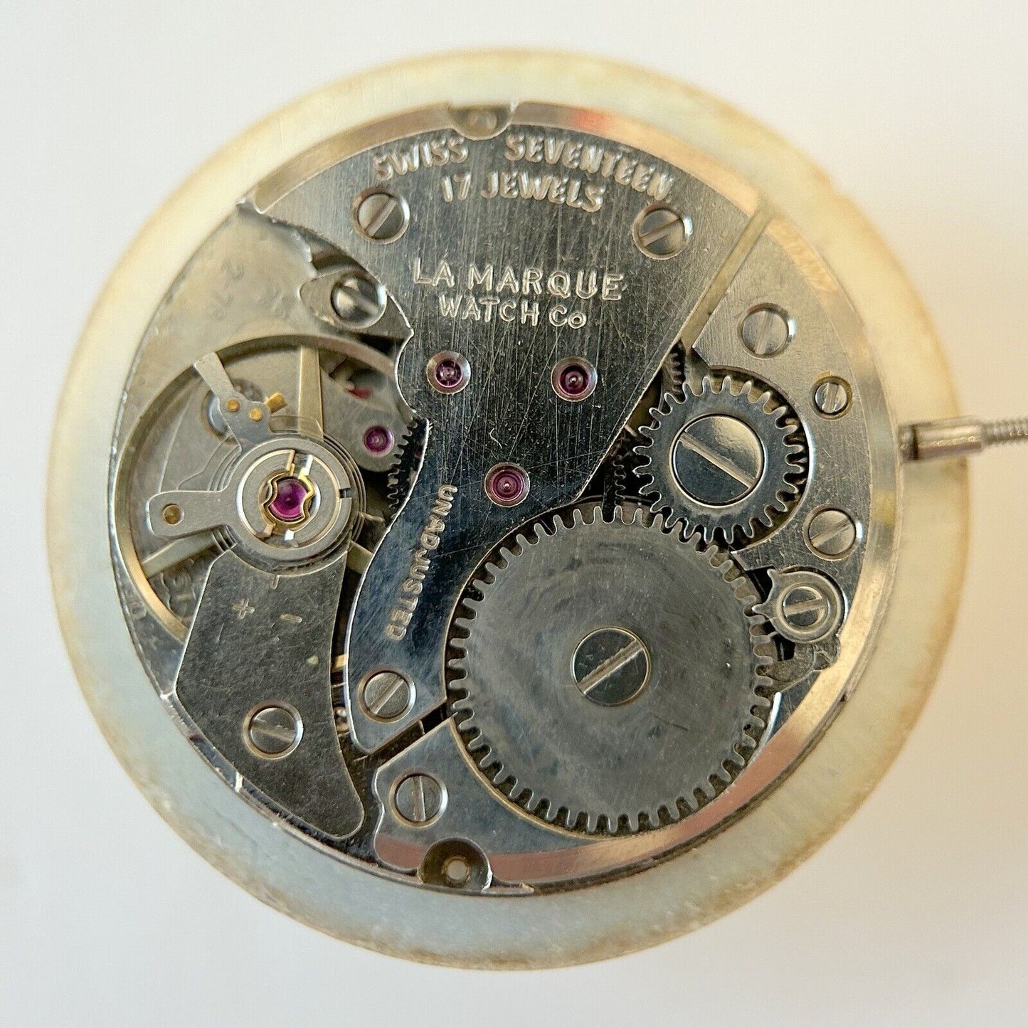 La Marque Cal ST 96 FHF 96 Watch Parts Movement Balance Fork Spring Bridge - Used Watch Parts