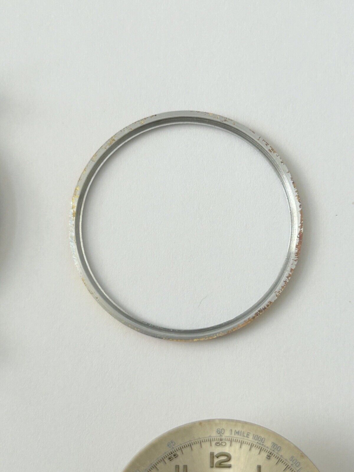 Wakmann Chronograph 34.5mm Parts Case Bezel Dial Hand Sub Second Venus 188 - Used Watch Parts