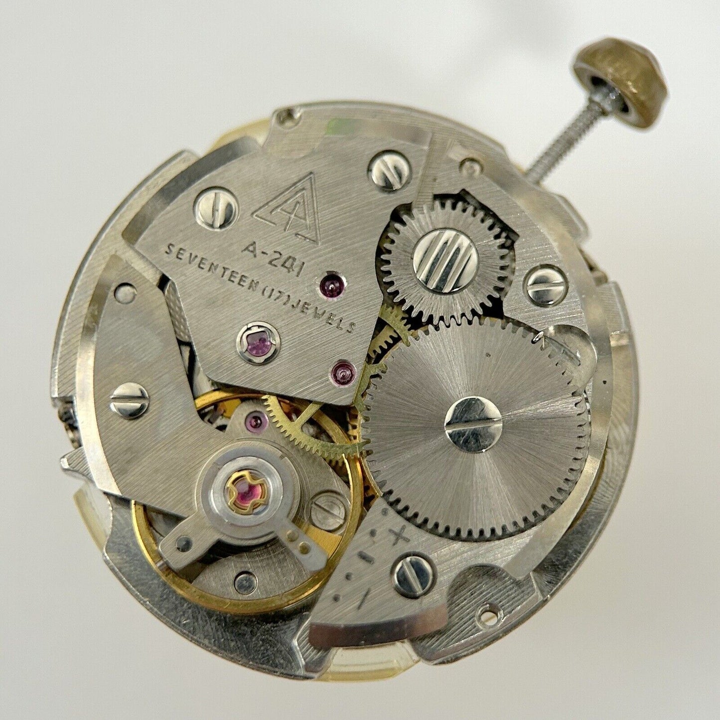 Westclox Cal A-241 Watch Parts Movement Balance Fork Spring Bridge - Used Watch Parts