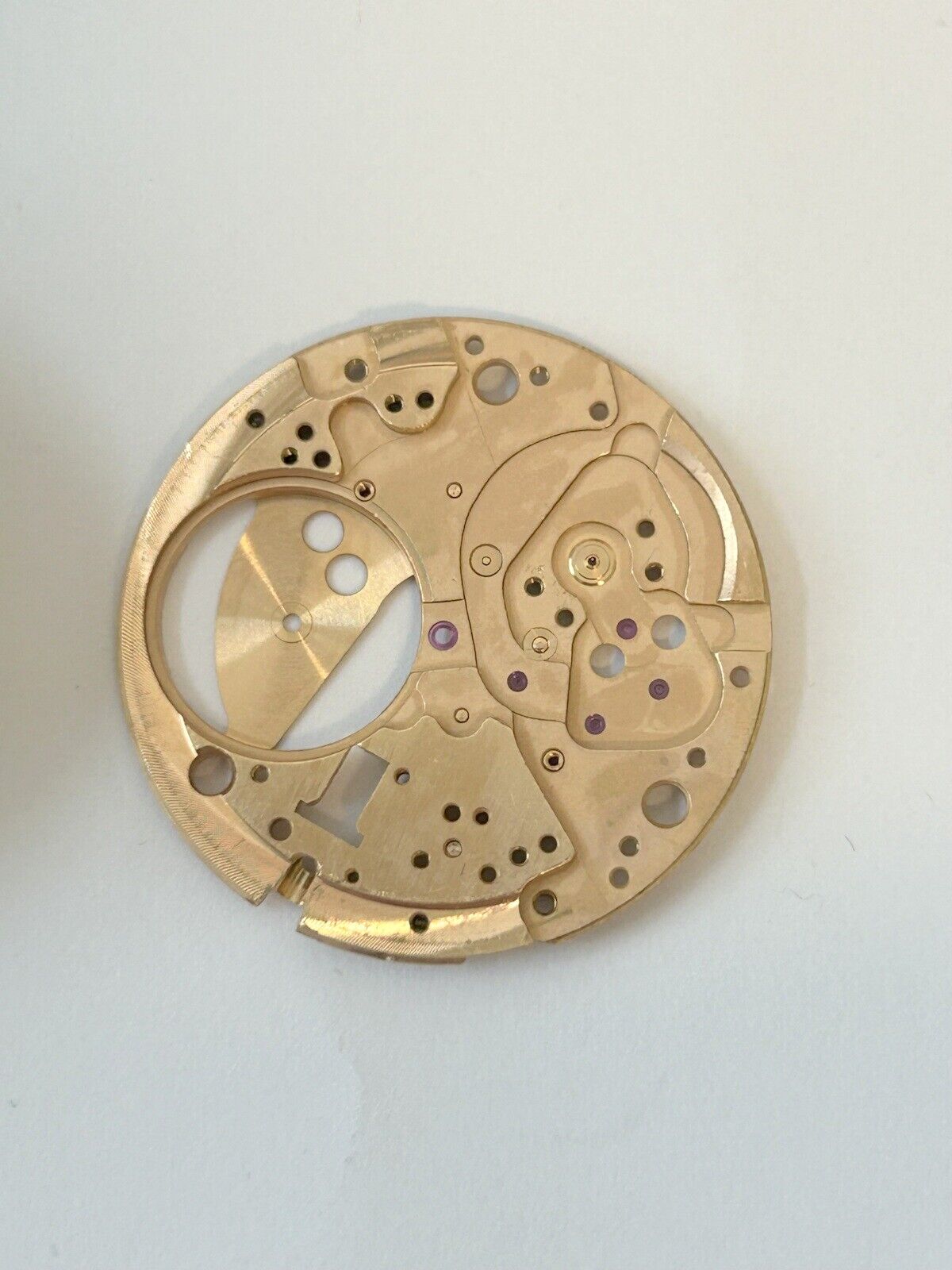 Omega Cal 752 Watch Movement Parts Balance Fork Wheel Spring Bridge Calander Desk - Used Watch Parts