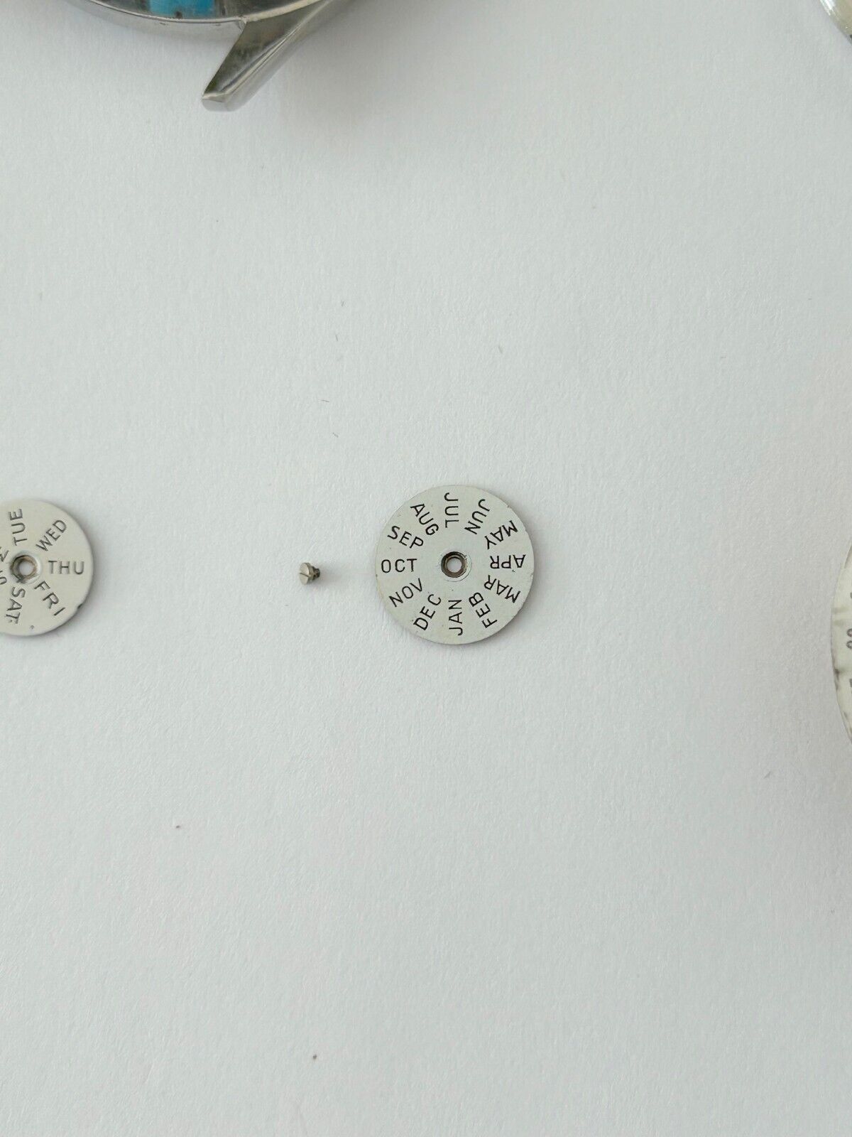 Wakmann Chronograph 71.1309.70 Part Case Pusher Dial Hand Sub Second Valjoux 730 - Used Watch Parts