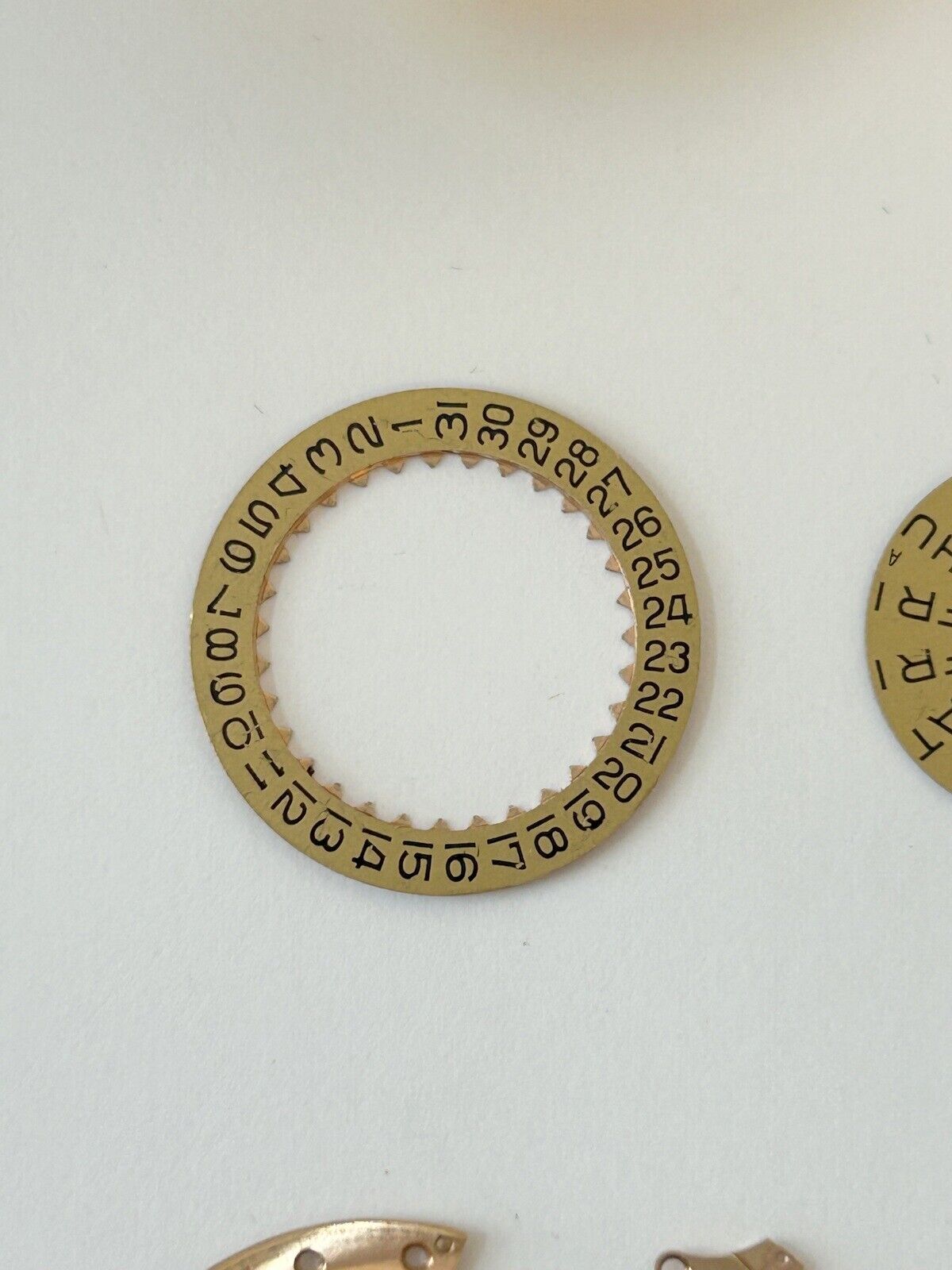 Omega Cal 752 Watch Movement Parts Balance Fork Wheel Spring Bridge Calander Desk - Used Watch Parts