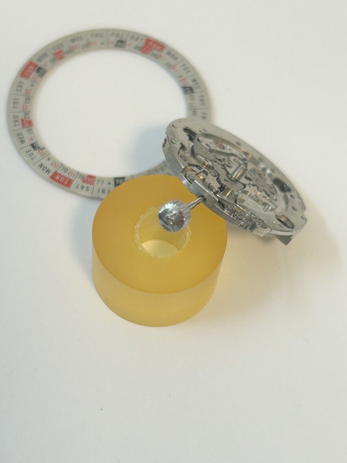 Wittnauer 2000 Cal W102 Watch Movement For Parts Case Bracelet Dial Crystal - Used Watch Parts