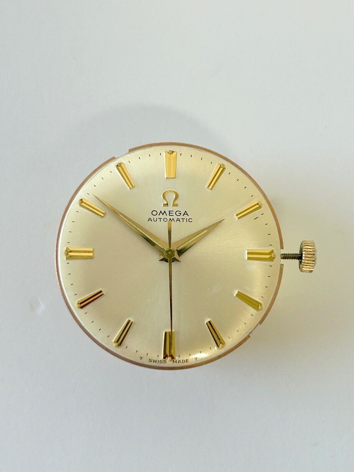 Omega Cal 550 Watch Movement Parts Crystal Buckle Crown Case Back LLU-6289 3 - Used Watch Parts