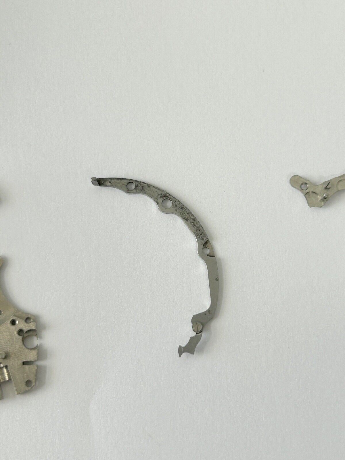 Venus Cal 175 Movement Part Balance Wheel Spring Barrel Bridge Wakmann Breitling - Used Watch Parts