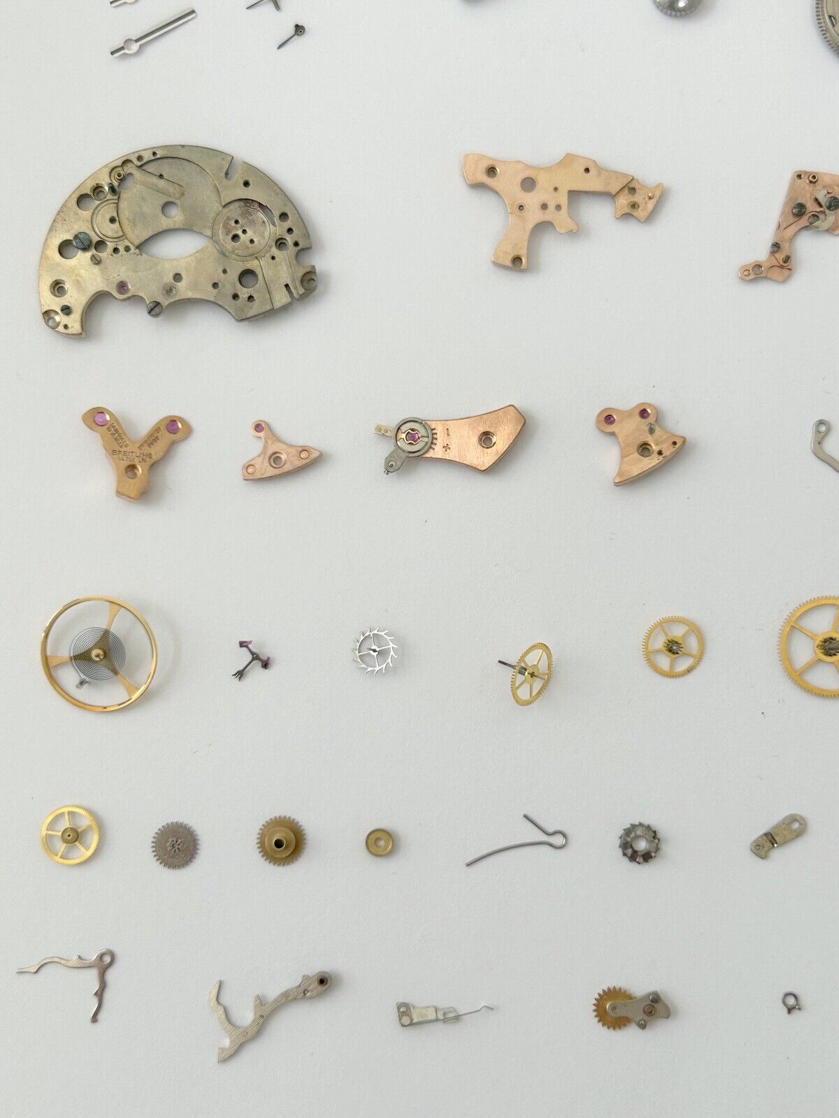 Breitling Top Time 810 Mk II Venus Cal 178 Chronograph Watch Movement Parts Dial - Used Watch Parts