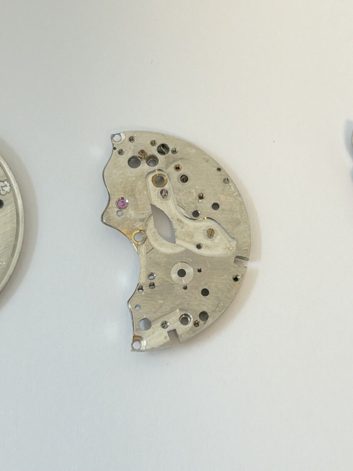 Landeron Cal 51 Chronograph Watch Movement Parts Fork Wheel Spring Bridge Hands - Used Watch Parts