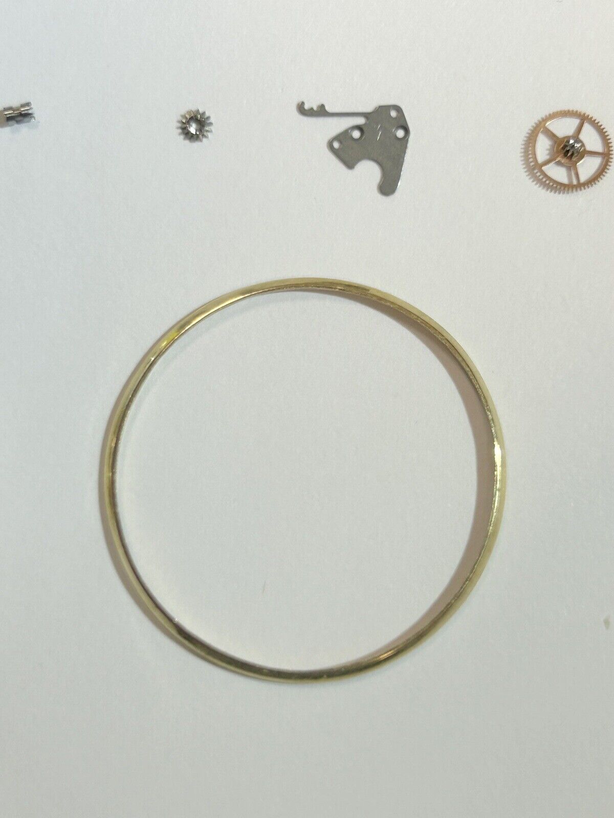 Omega Cal 560 Watch Movement Part Balance Fork Wheel Spring Bridge Desk Bezel 4 - Used Watch Parts