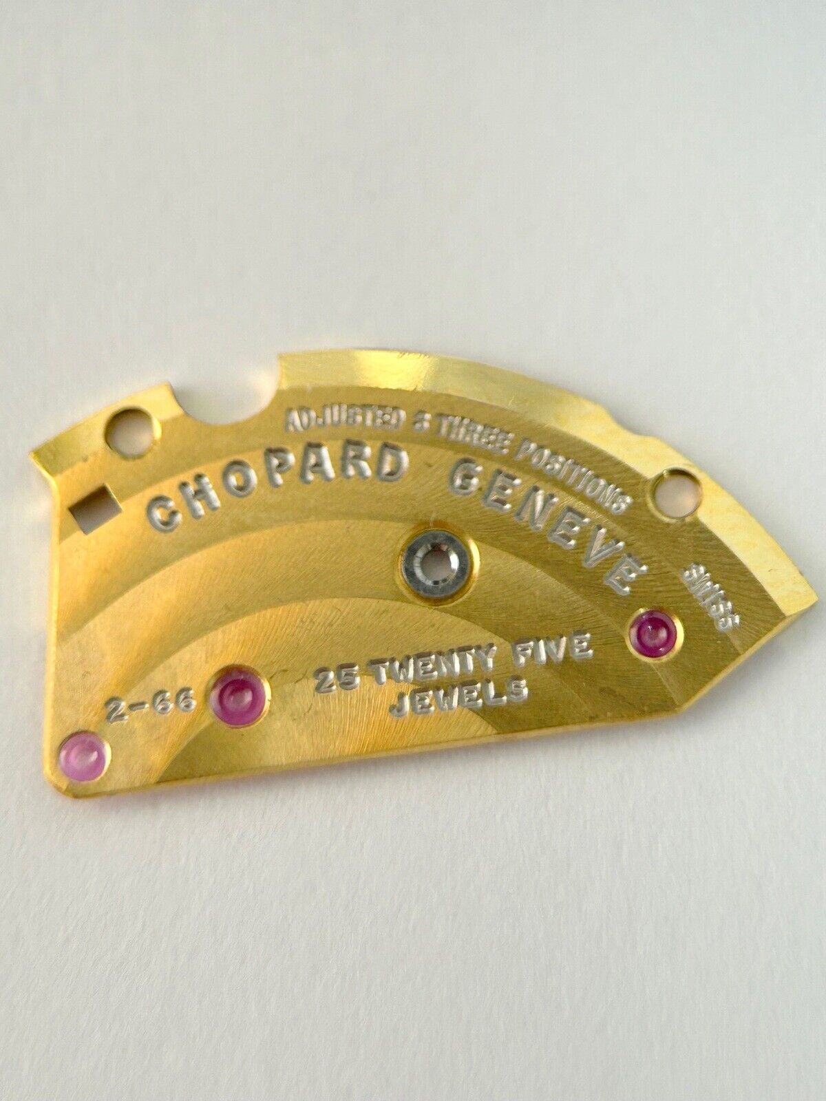 Universal Geneve Cal 2-66 Polerouter Part Movement Balance Fork Wheel Watch 67 2 - Used Watch Parts