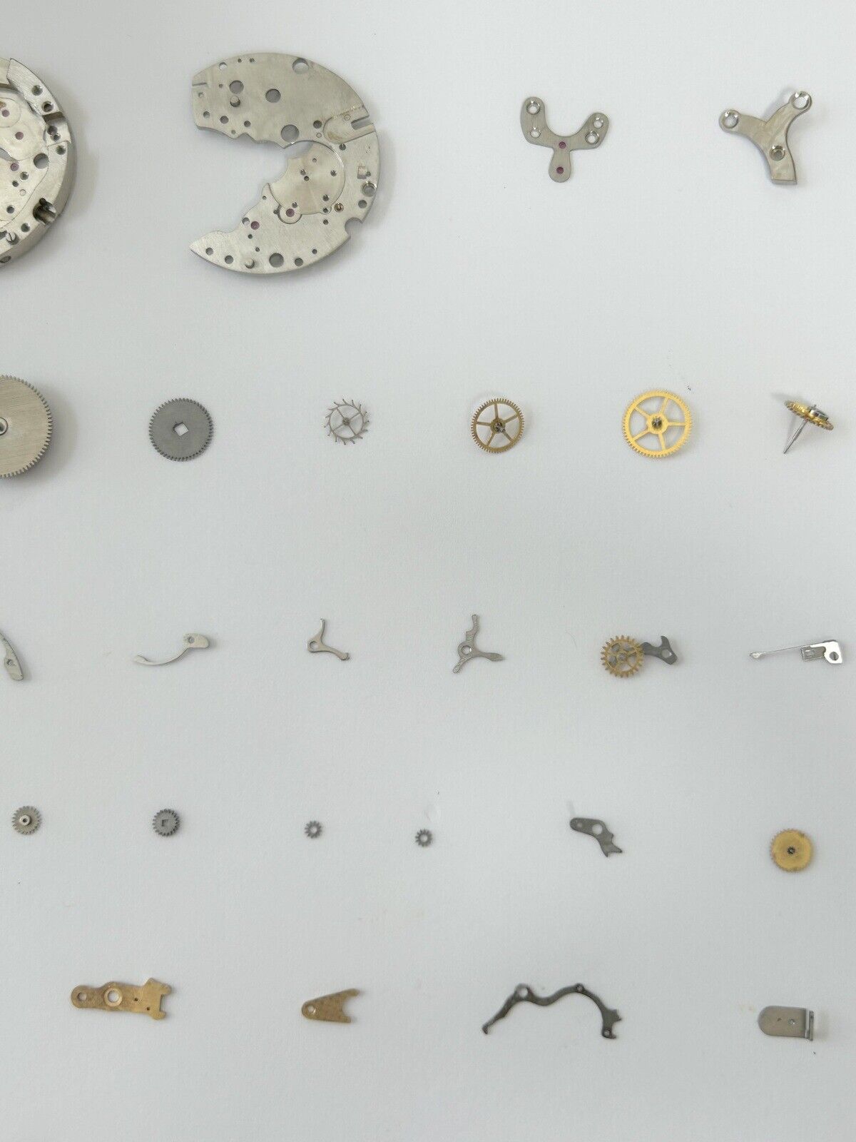 Venus Cal 170 Movement Part Balance Wheel Spring Barrel Bridge Wakmann Breitling - Used Watch Parts