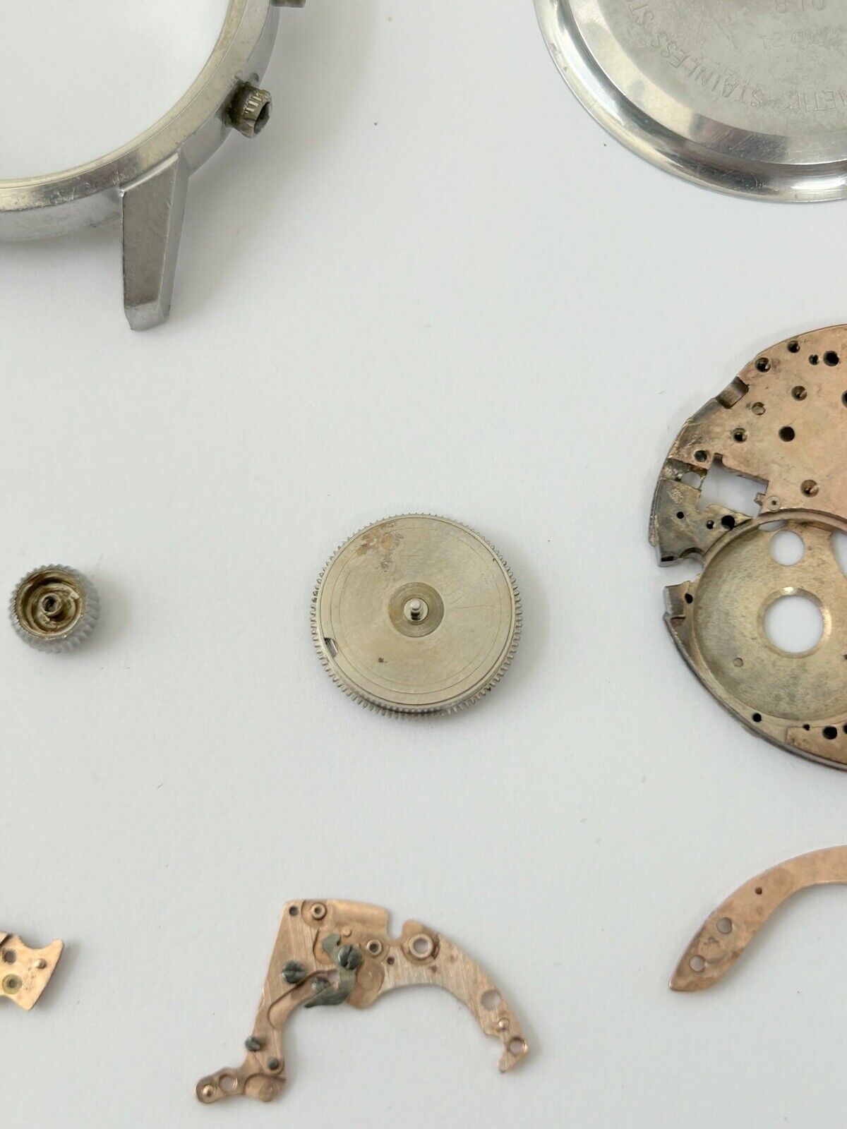 Breitling Top Time 810 Mk II Venus Cal 178 Chronograph Watch Movement Parts Dial - Used Watch Parts