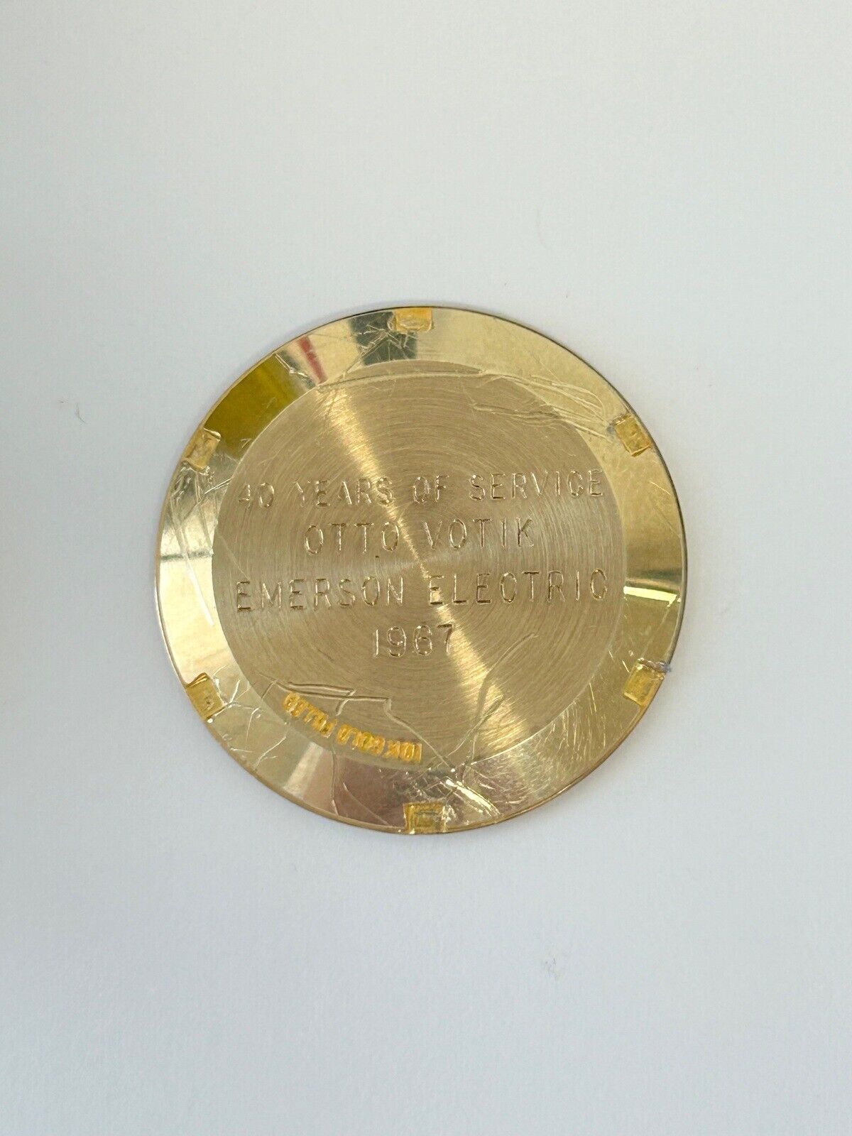 Omega Cal 550 Watch Movement Parts Crystal Buckle Crown Case Back LLU-6289 3 - Used Watch Parts