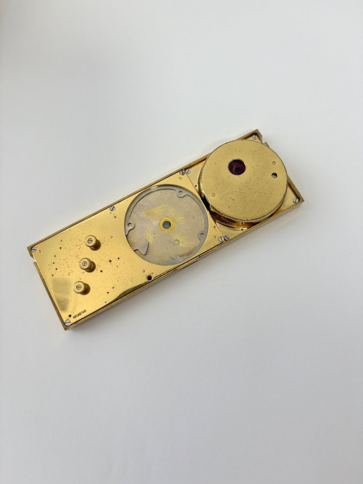 FOR PARTS Angelus threesome weather station clock MISSING MOVEMENT