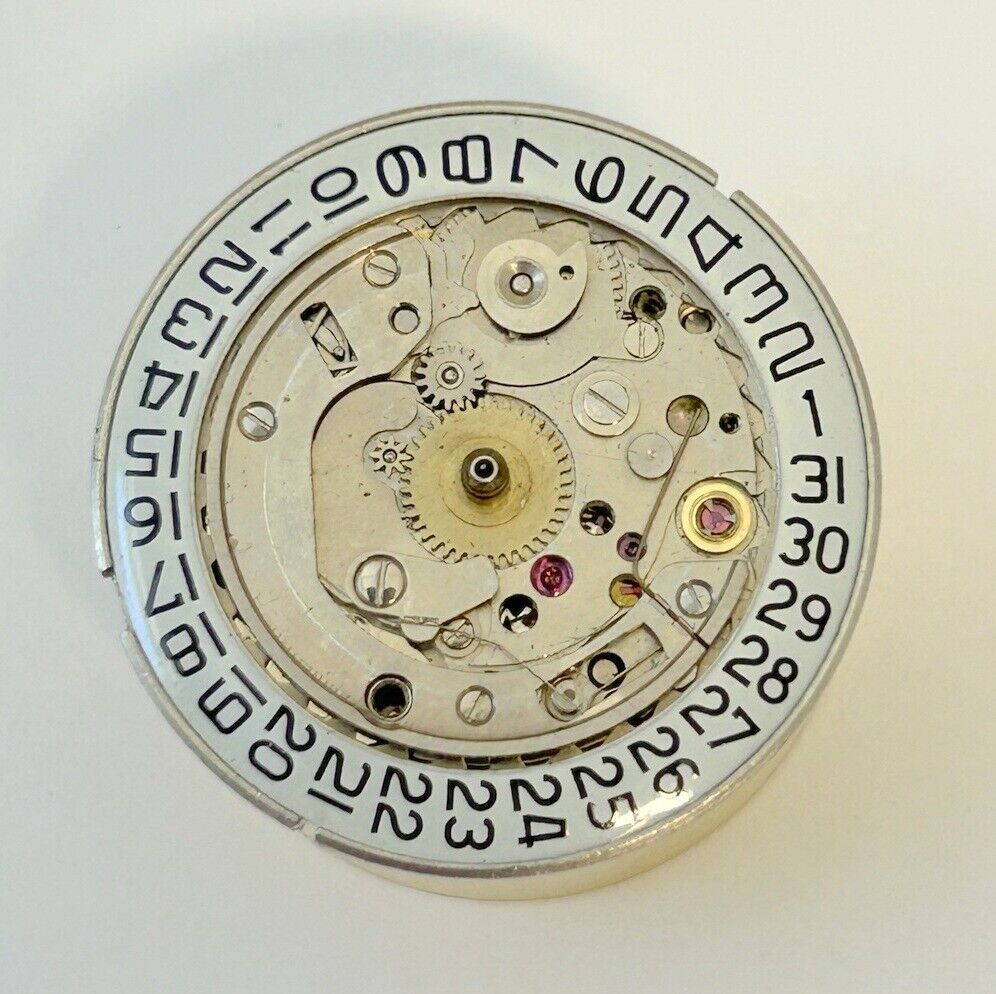 Helbros Cal PUW 565 Watch Movement For Parts Balance Fork Spring Bridge Desk - Used Watch Parts