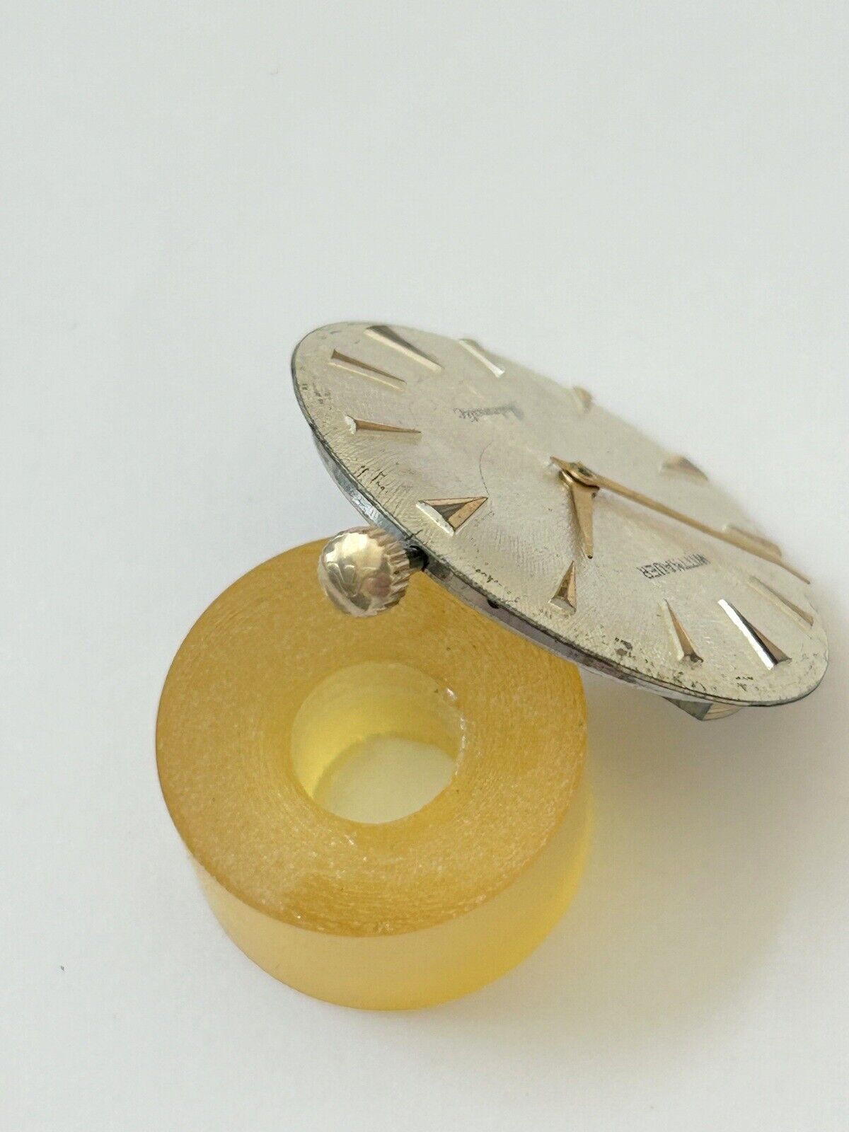 Wittnauer Cal 11AHS1 Watch Parts Movement Balance Spring Dial Hand Case Fork - Used Watch Parts