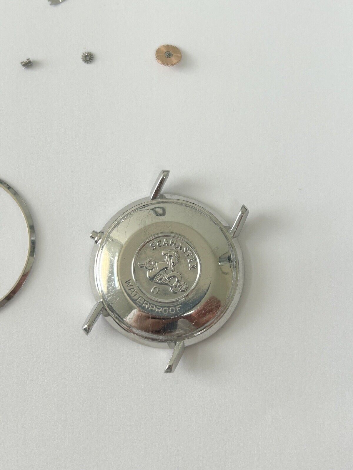 Omega Cal 562 Watch Movement Parts Balance Fork Wheel Spring Bridge 166.020 5 - Used Watch Parts