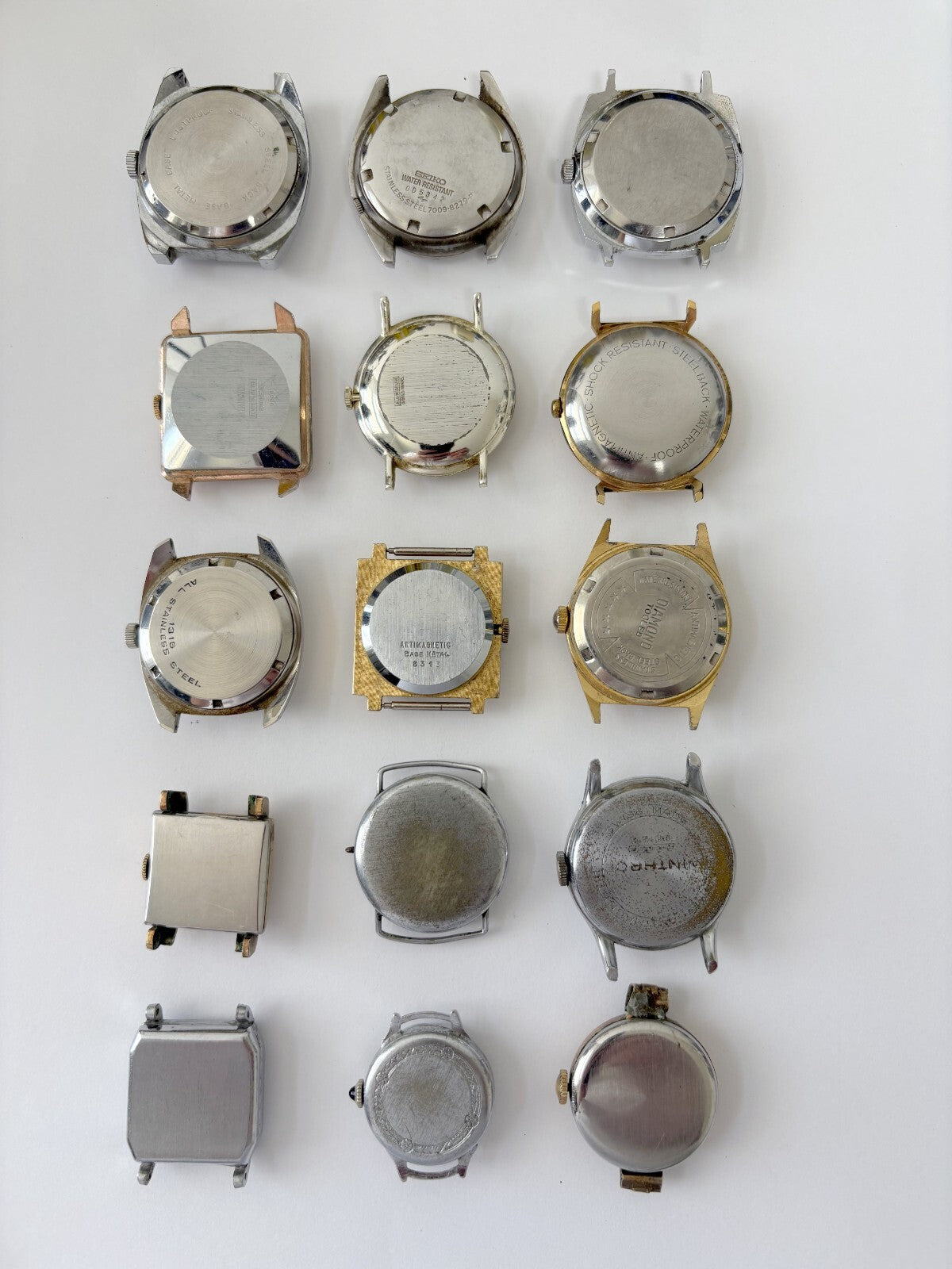 lot of 15 mechanical watches parts/repair