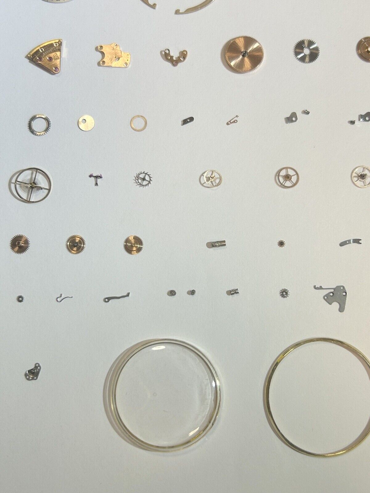 Omega Cal 560 Watch Movement Part Balance Fork Wheel Spring Bridge Desk Bezel 4 - Used Watch Parts