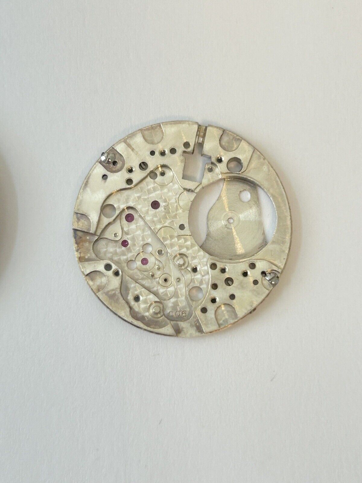 Glycine Bienne Cal 006 900 18 Jewels Parts Movement Balance Fork Wheel Watch - Used Watch Parts