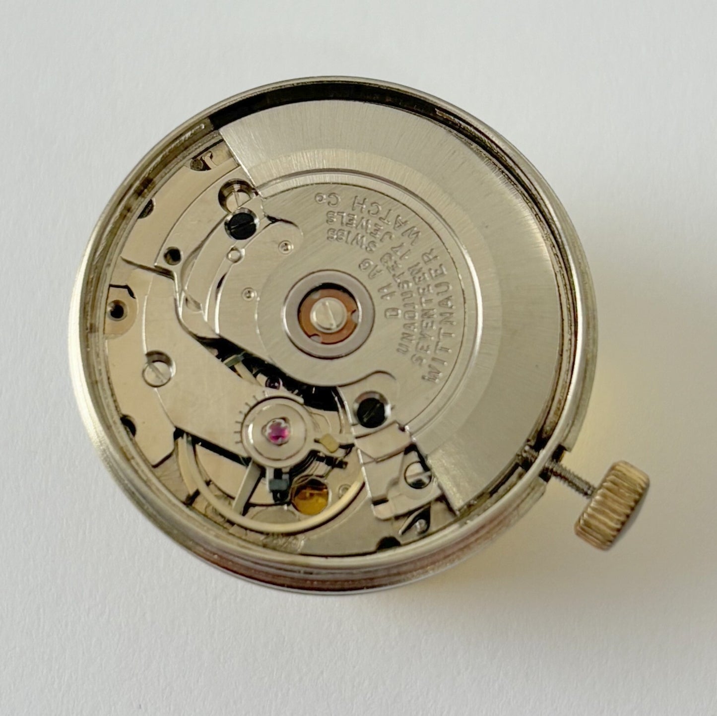 Wittnauer Caliber D11 AG Watch Parts Movement Balance Fork Spring Bridge D11AG
