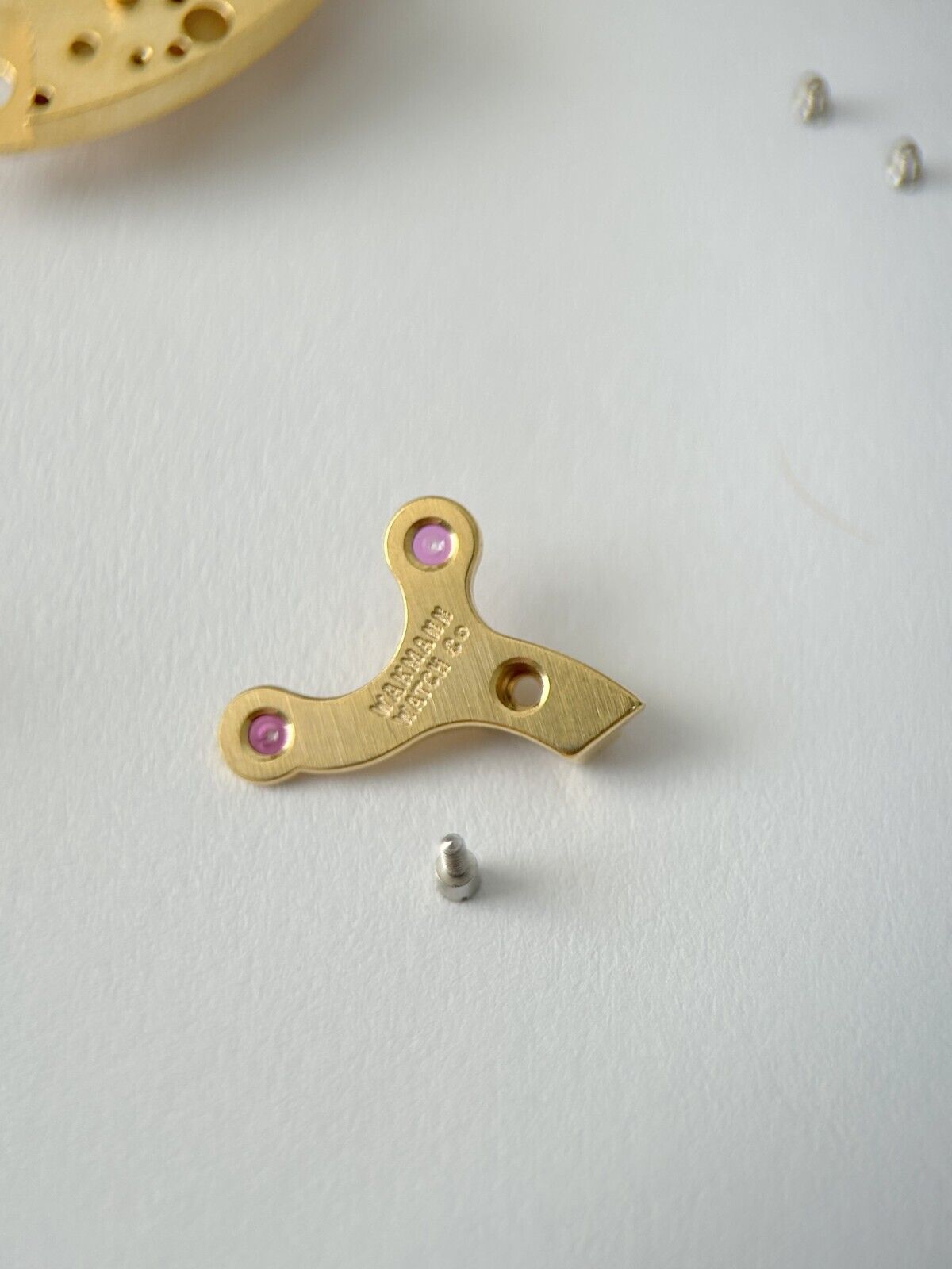 Valjoux Cal 730 Parts ( 72c 72 23 ) Movement Balance Fork Wheel Spring Bridge 2 - Used Watch Parts