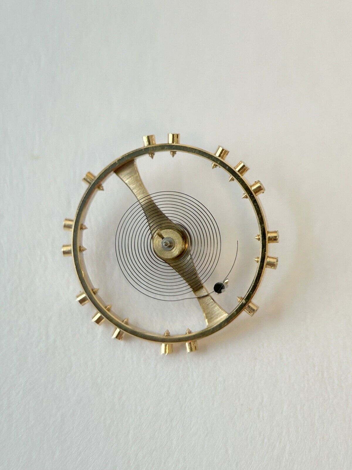 Glycine Bienne Cal 006 900 18 Jewels Parts Movement Balance Fork Wheel Watch - Used Watch Parts