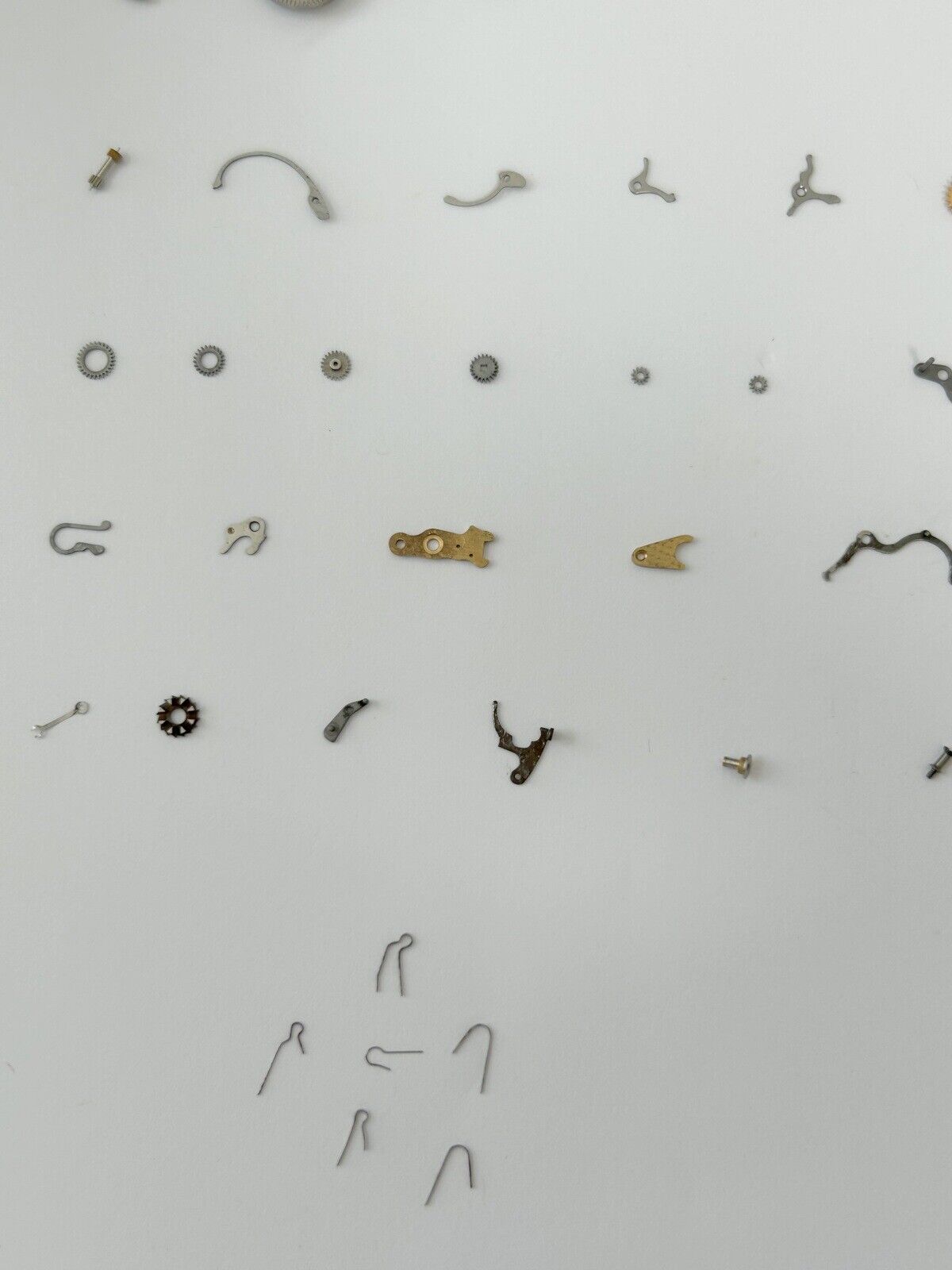 Venus Cal 170 Movement Part Balance Wheel Spring Barrel Bridge Wakmann Breitling - Used Watch Parts