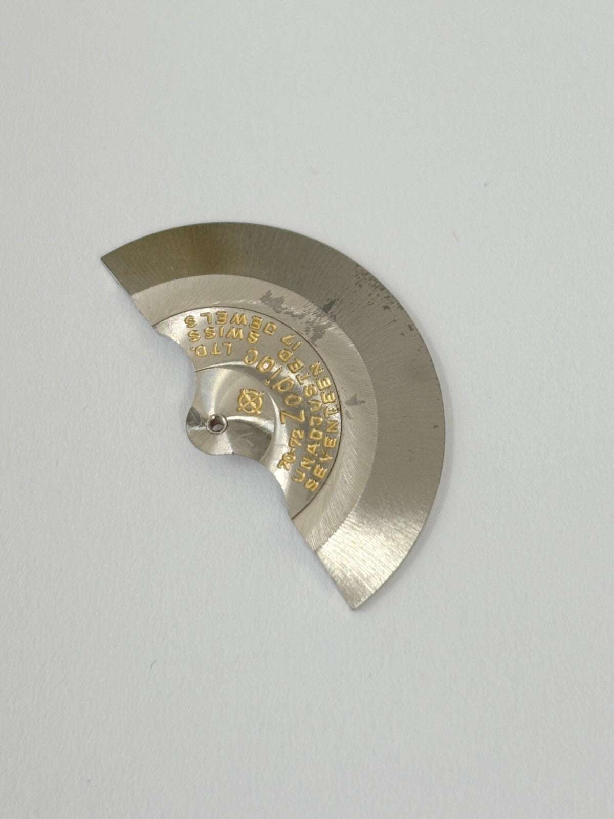 Zodiac Cal 70-72 Watch Movement Part Balance Fork Wheel Spring Bridge Disk Sea