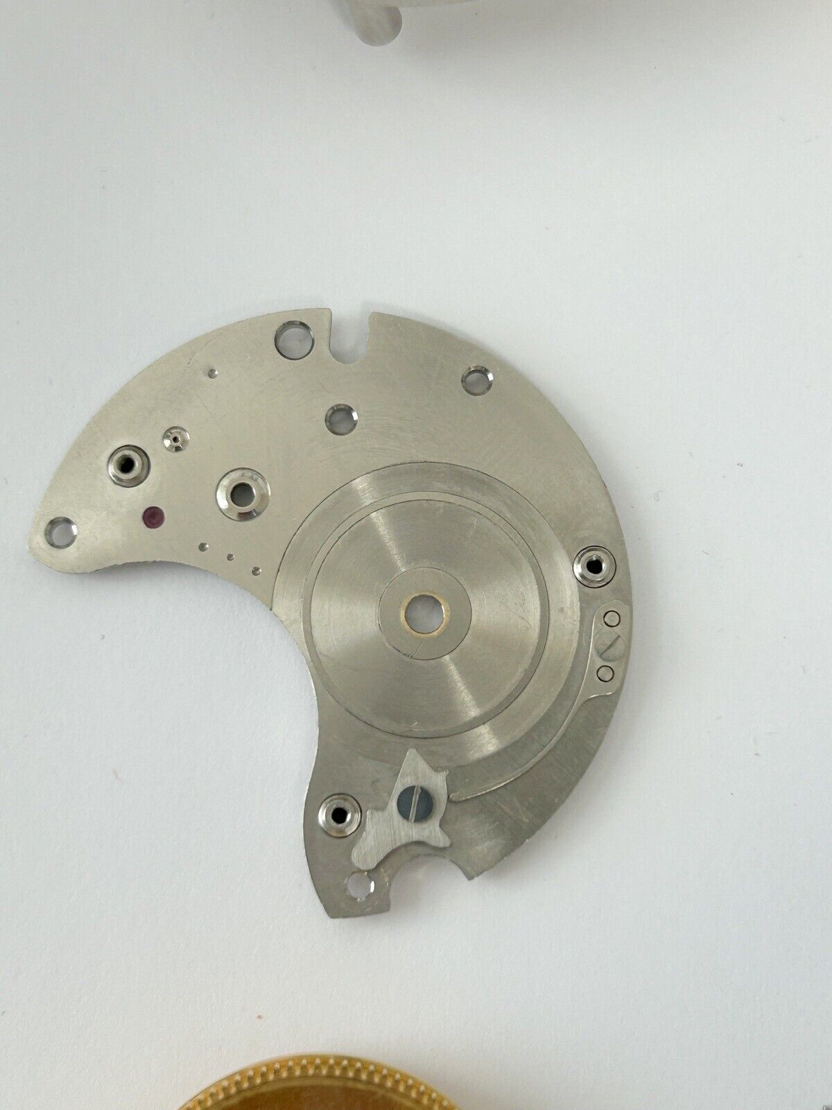 Jaeger LeCoultre Cal 228 Clock Movement For Parts Balance Fork Key Knob Barrel - Used Watch Parts