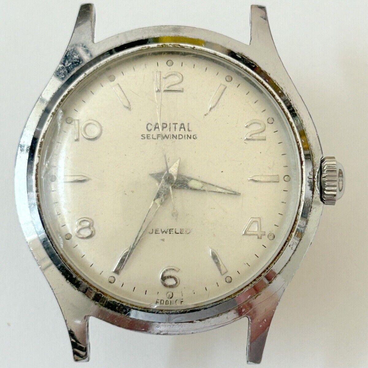 Capital Cal 13A17 Watch Parts Movement Balance Fork Spring Bridge - Used Watch Parts