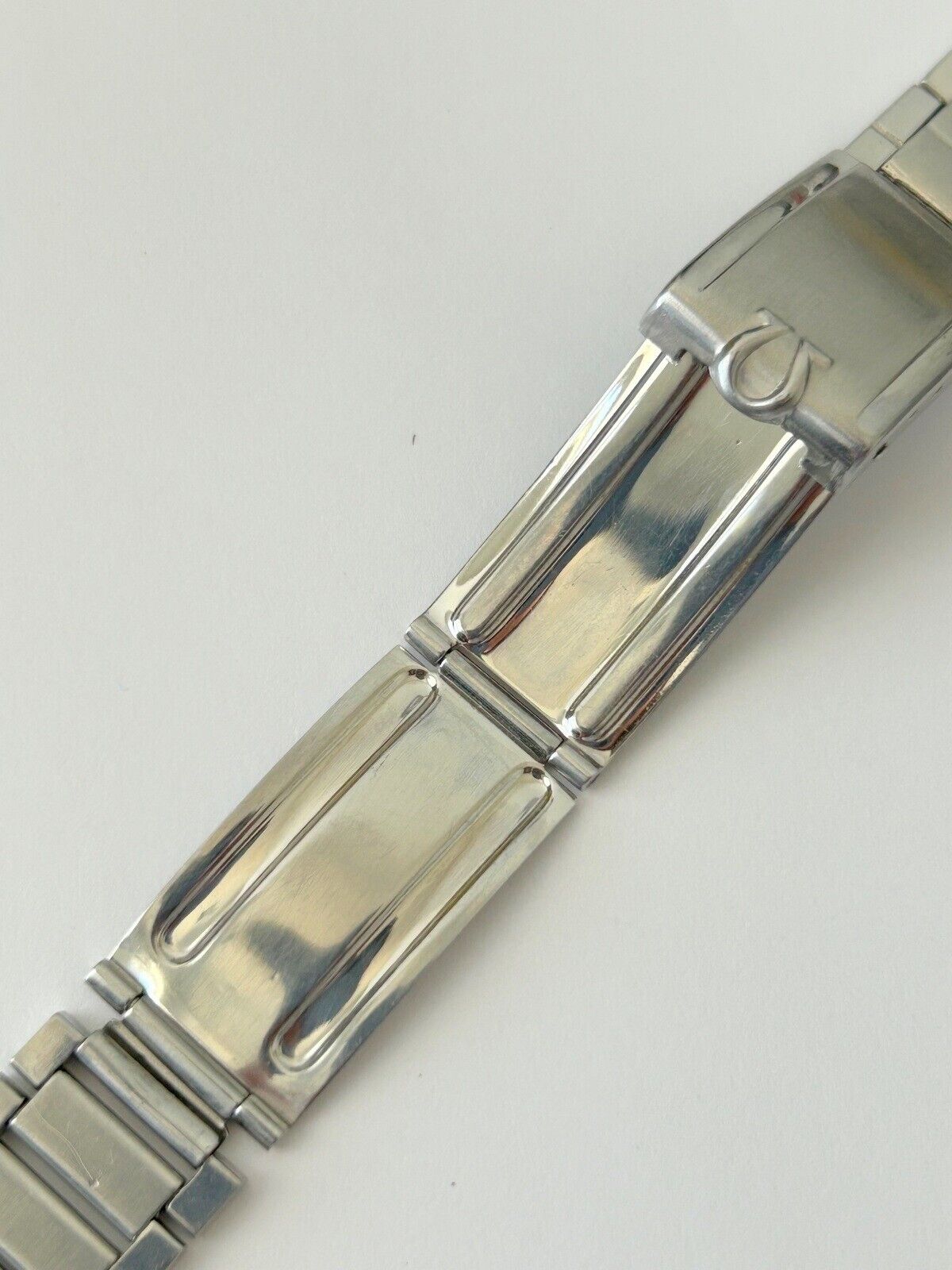 VTG 18mm Ref 7077 bracelet Omega Speedmaster Seamaster Railmaster end links #4 - Used Watch Parts