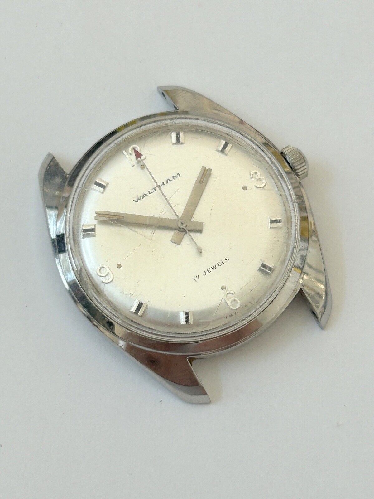 Waltham Cal AS 1802 / 03 Watch Parts Movement Balance Spring Dial Hand Case - Used Watch Parts