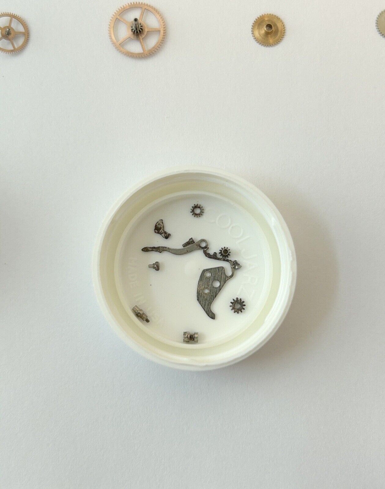 Croton Valjoux Cal 23 Chronograph Watch Movement Parts Case Bezel Balance Nivada - Used Watch Parts