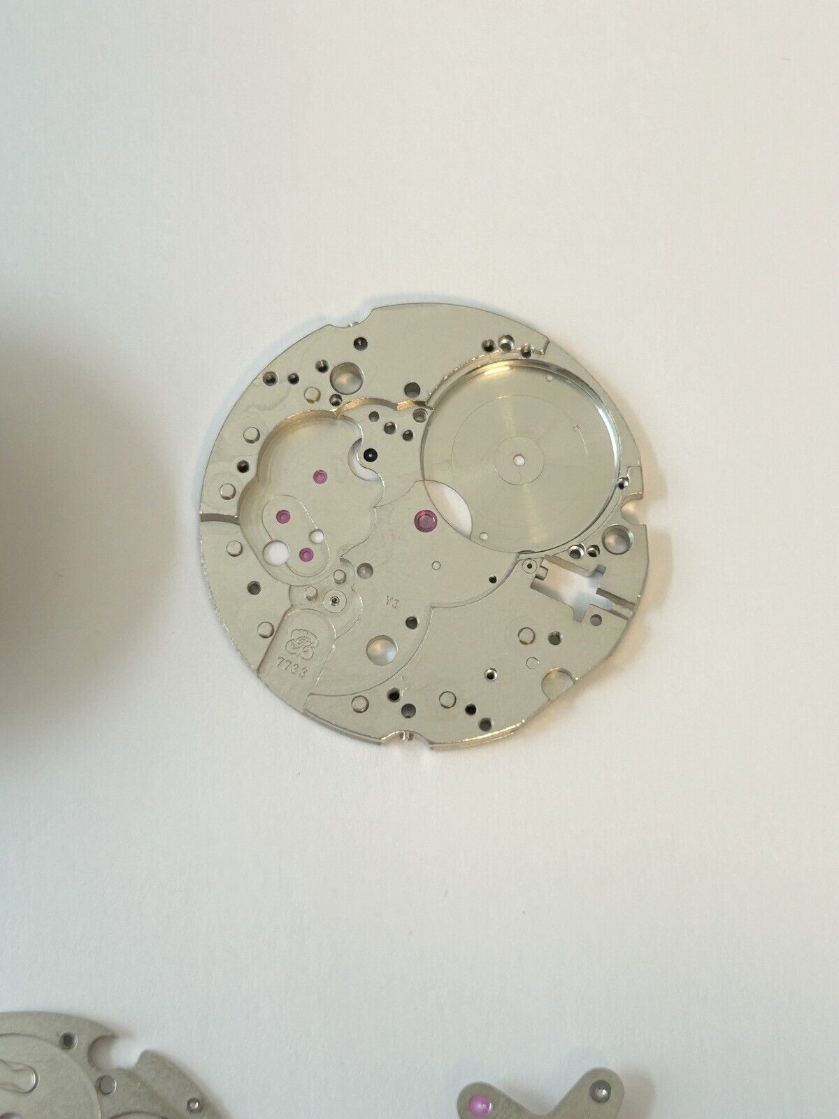 Vulcain 37mm chronograph Valjoux Cal 7733 Watch Movement Parts 7734 7736 3 - Used Watch Parts