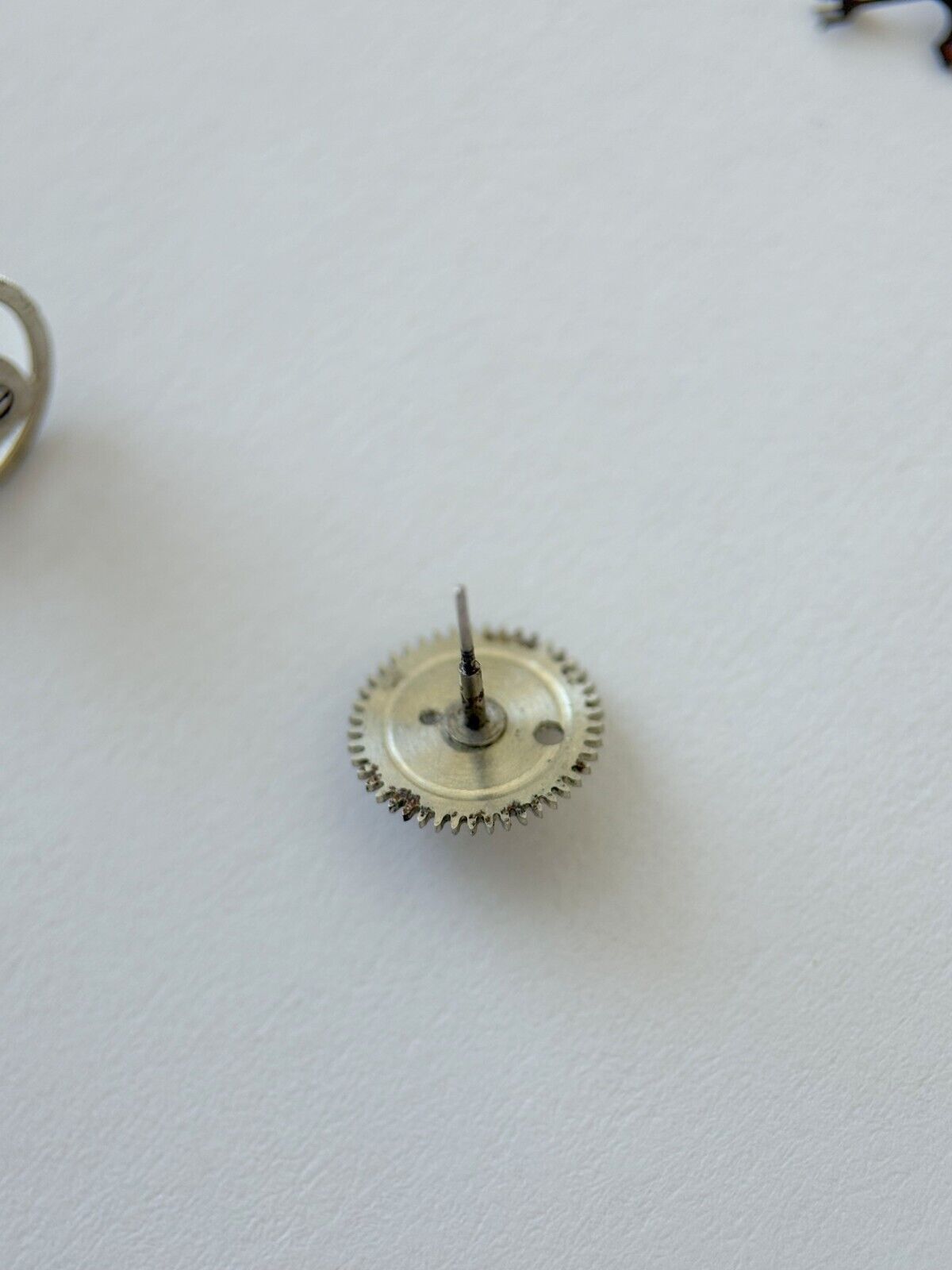 Venus Cal 165 Movement Part Balance Wheel Spring Barrel Bridge Wakmann Breitling